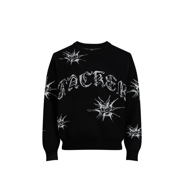 Pull oversize col rond'sérigraphié Pull oversize col rond'sérigraphié
