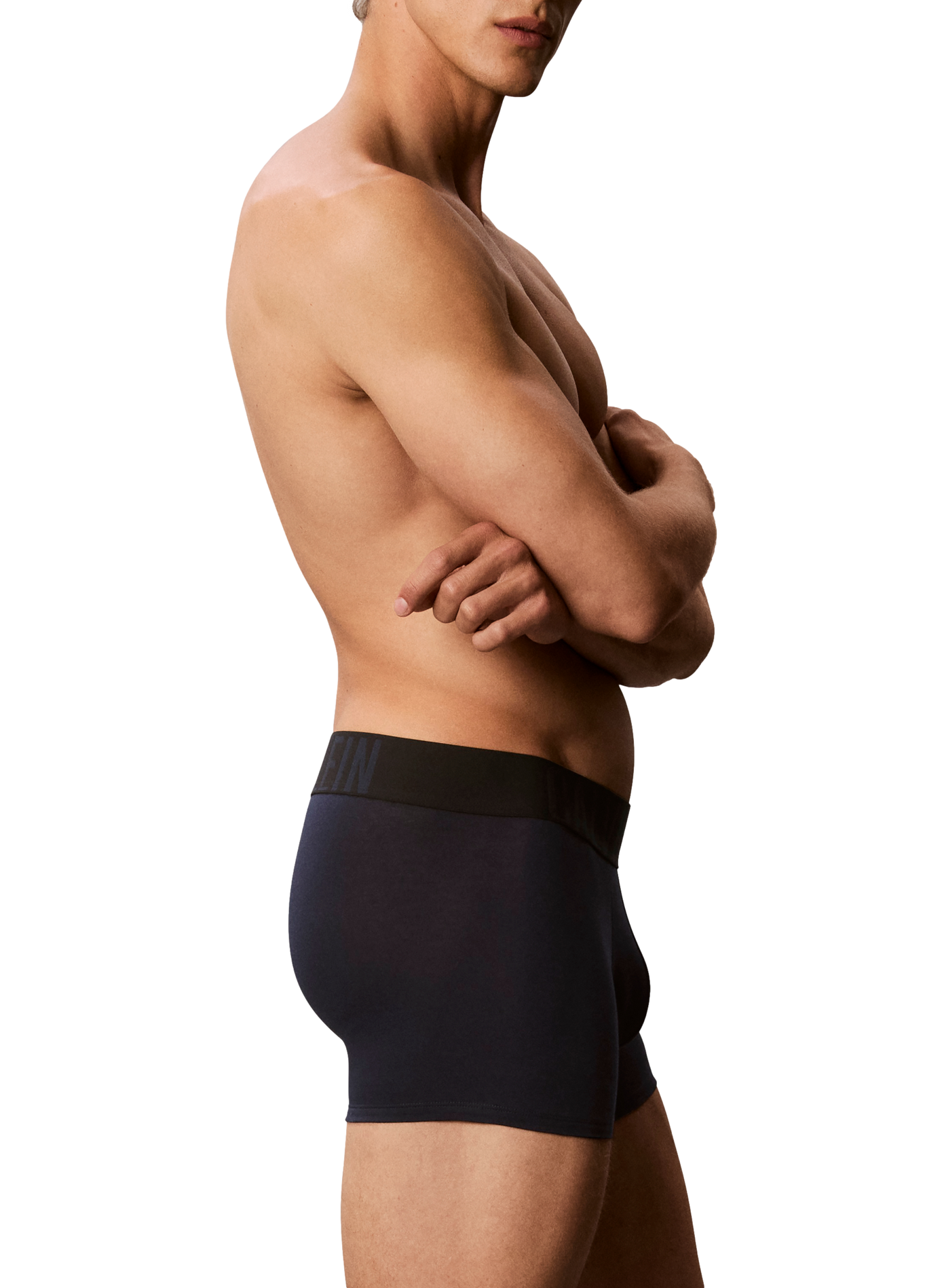 Lot de 3 boxers unis CALVIN KLEIN Multicolore