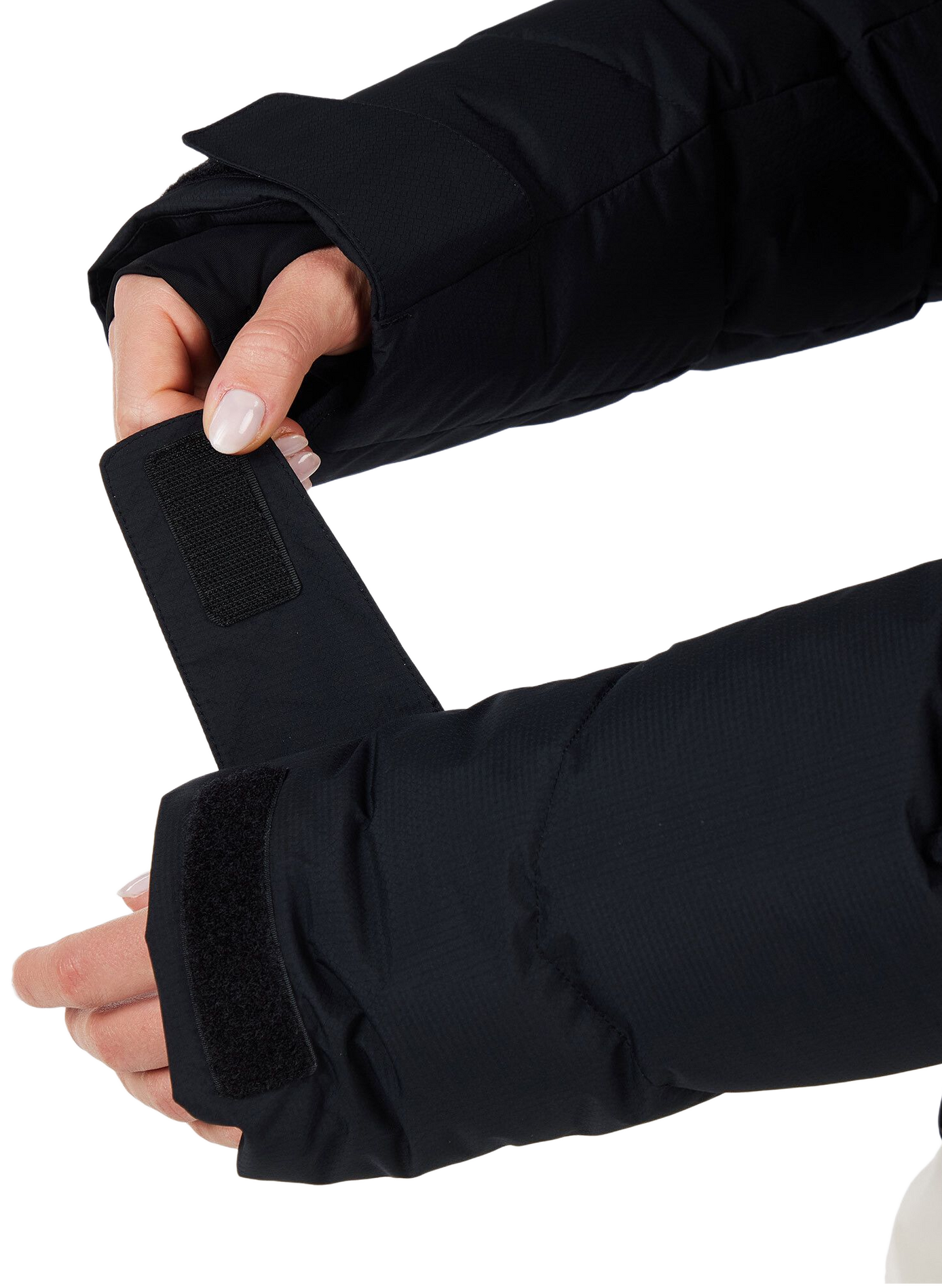 Gerade gesteppte Daunenjacke mit Kapuze ROSSIGNOL Schwarz