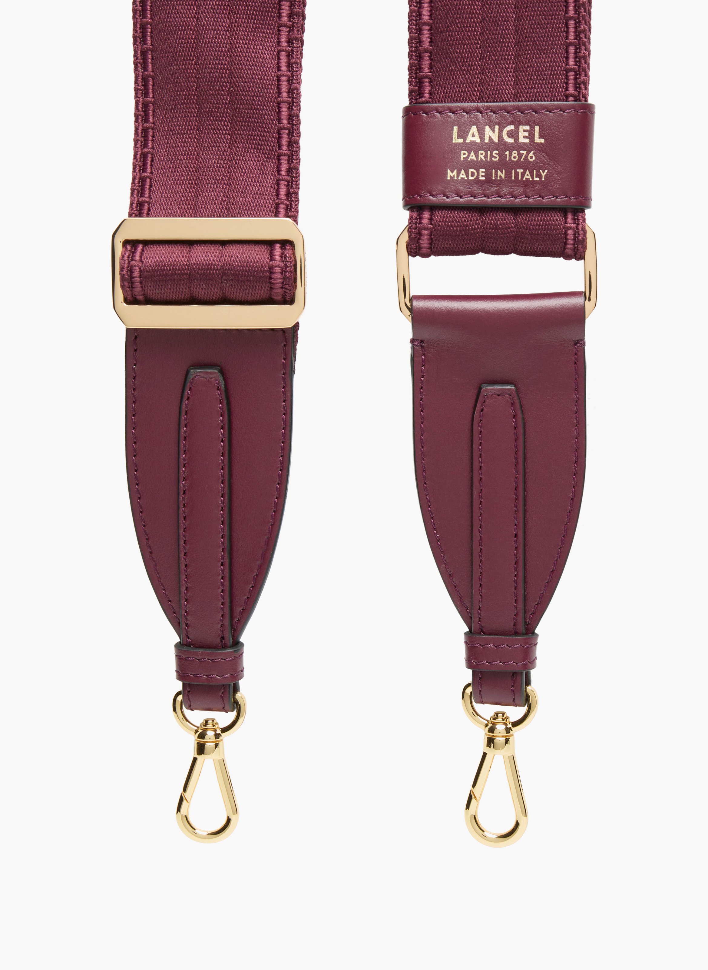 Bandoulière sangle ajustable bcbg de lancel en cuir LANCEL Violet