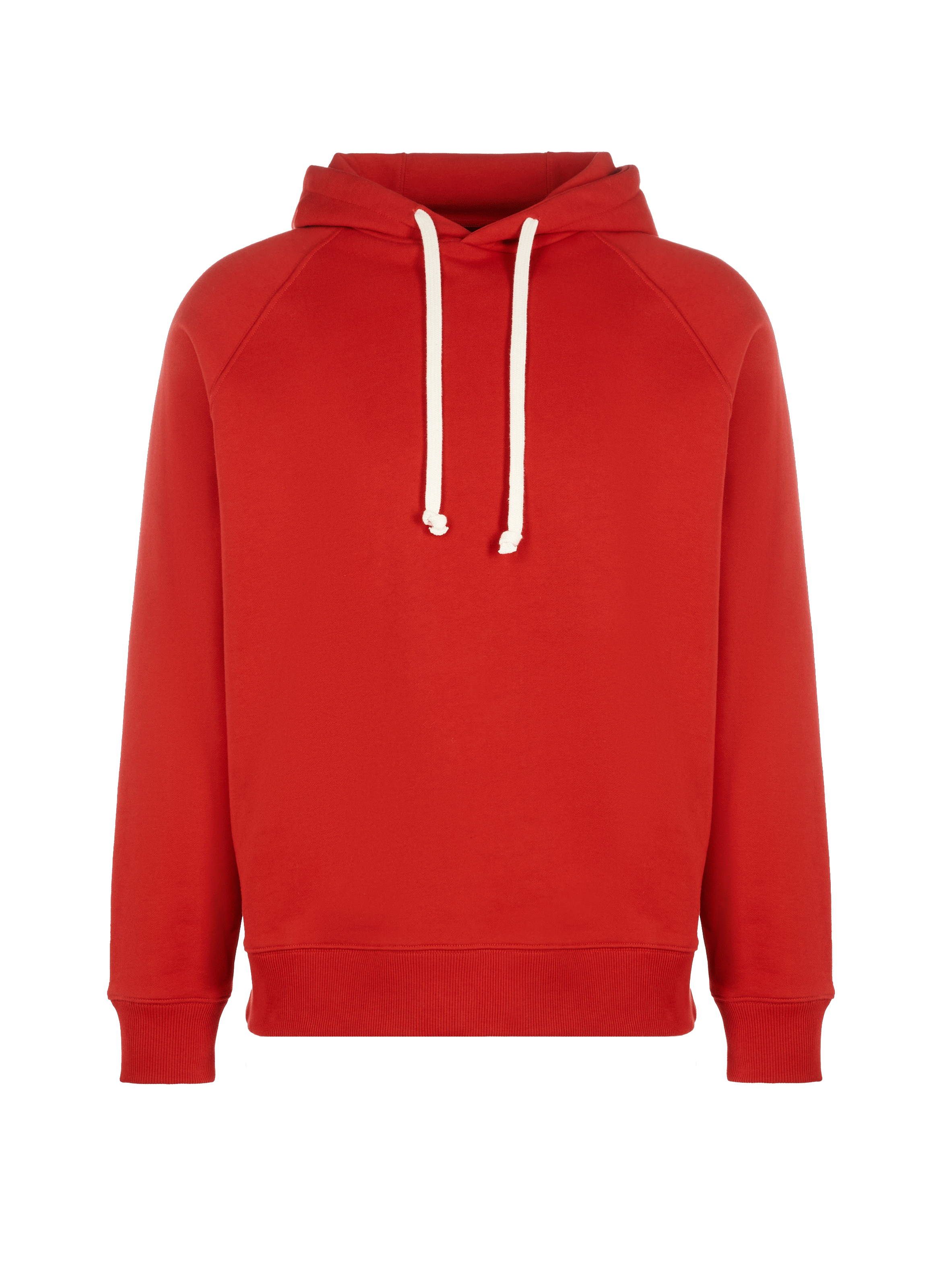 SAISON 1865 Hoodie en coton Rouge