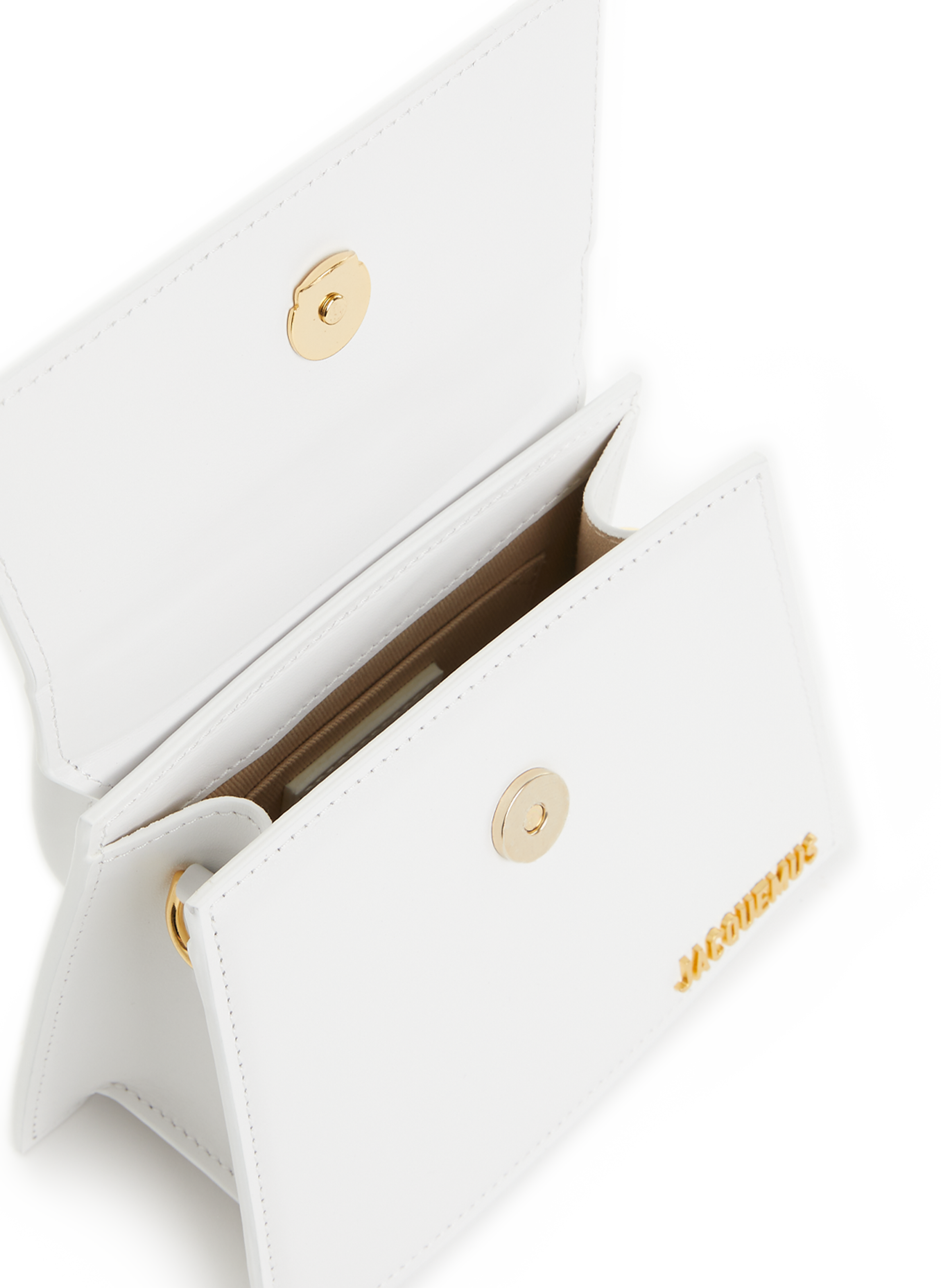 Le Chiquito moyen en cuir JACQUEMUS Blanc