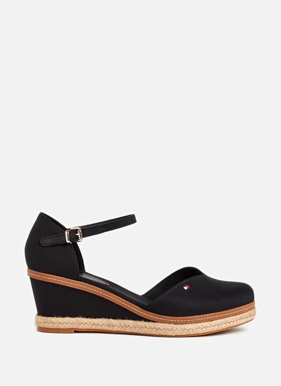 Wedge espadrilles Black by TOMMY HILFIGER TOMMY HILFIGER Wedge espadrilles Black
