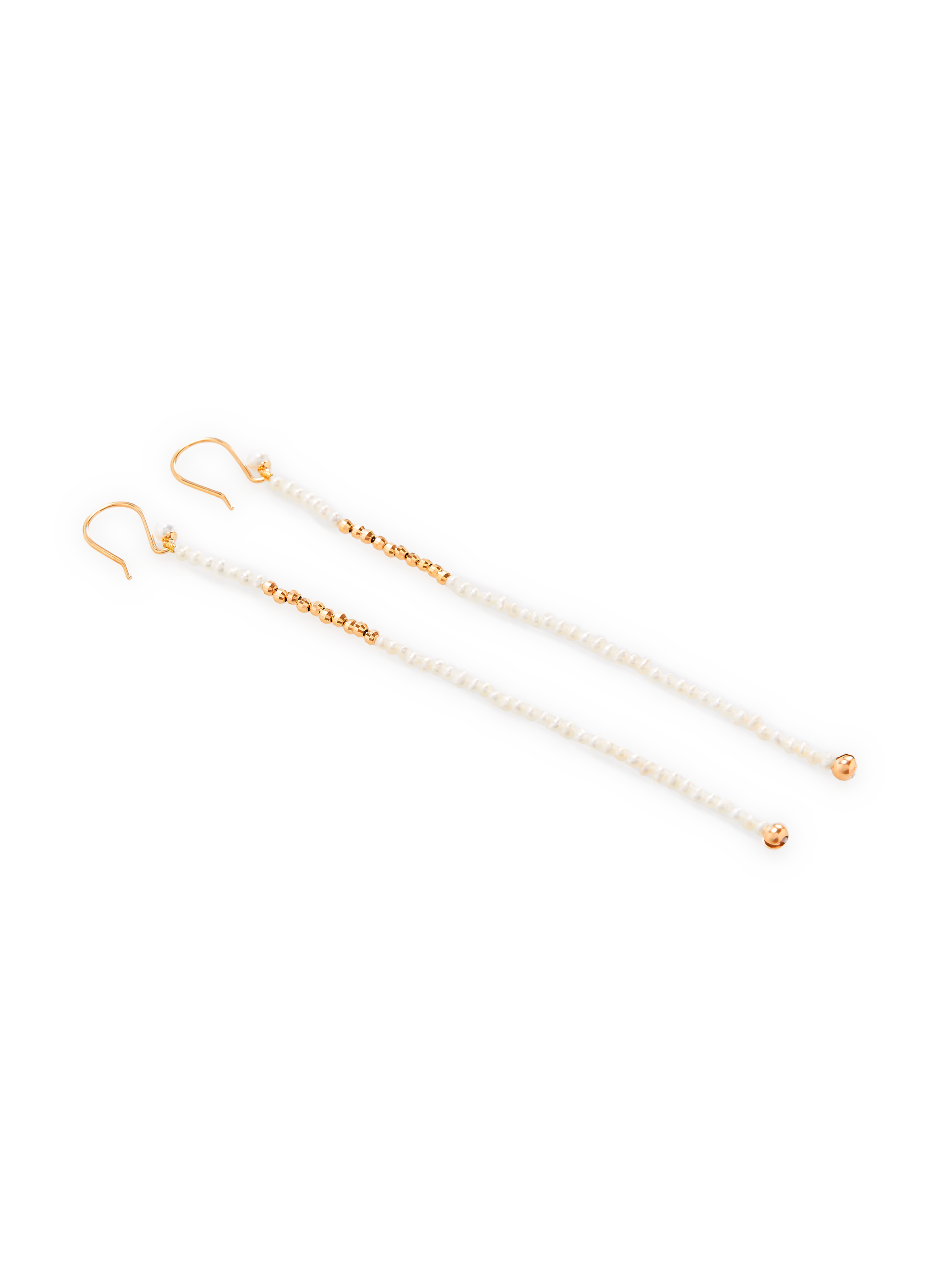 Boucles d'oreille pendantes en or