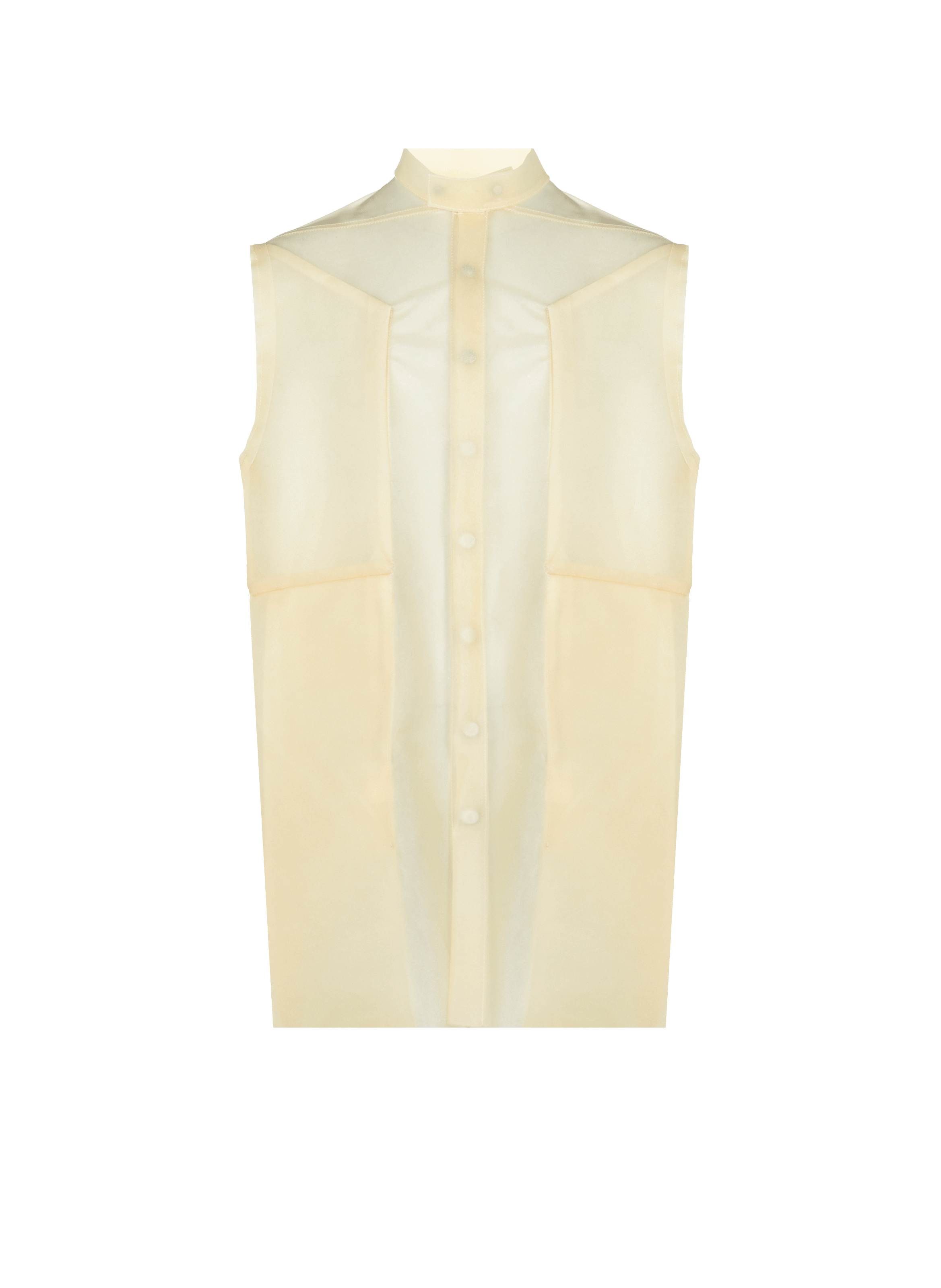 Veste sans manches en cuir