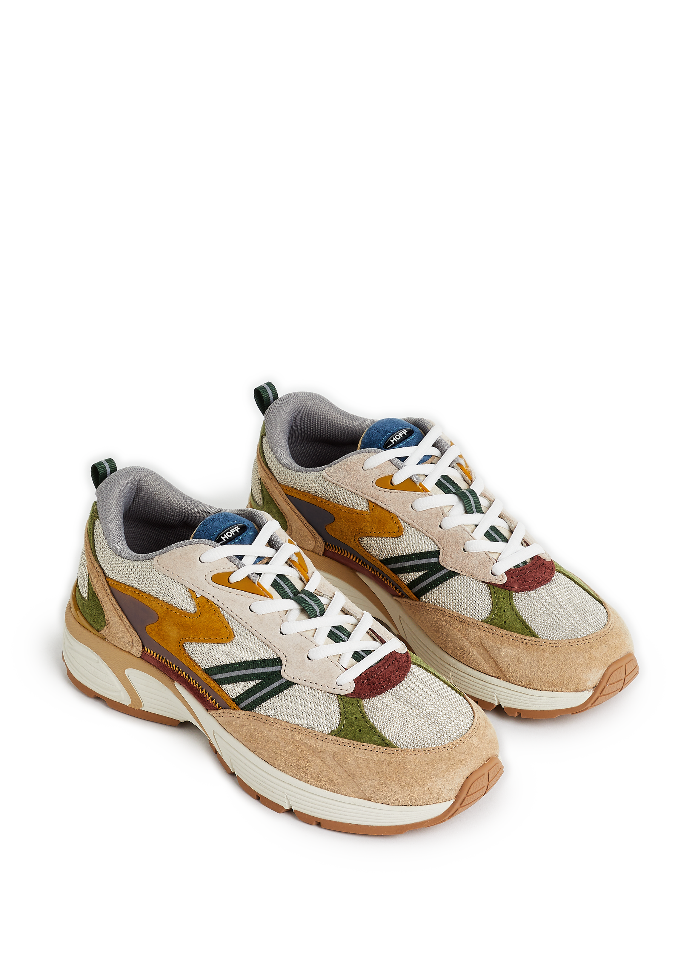 Baskets avec empiècements