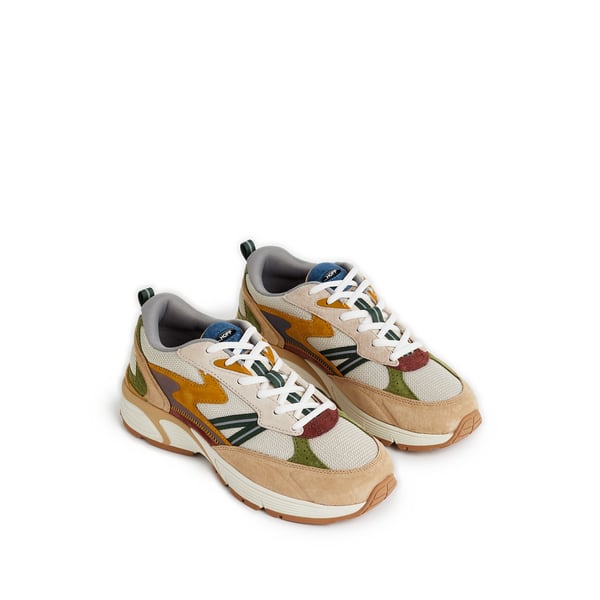 Baskets avec empiècements