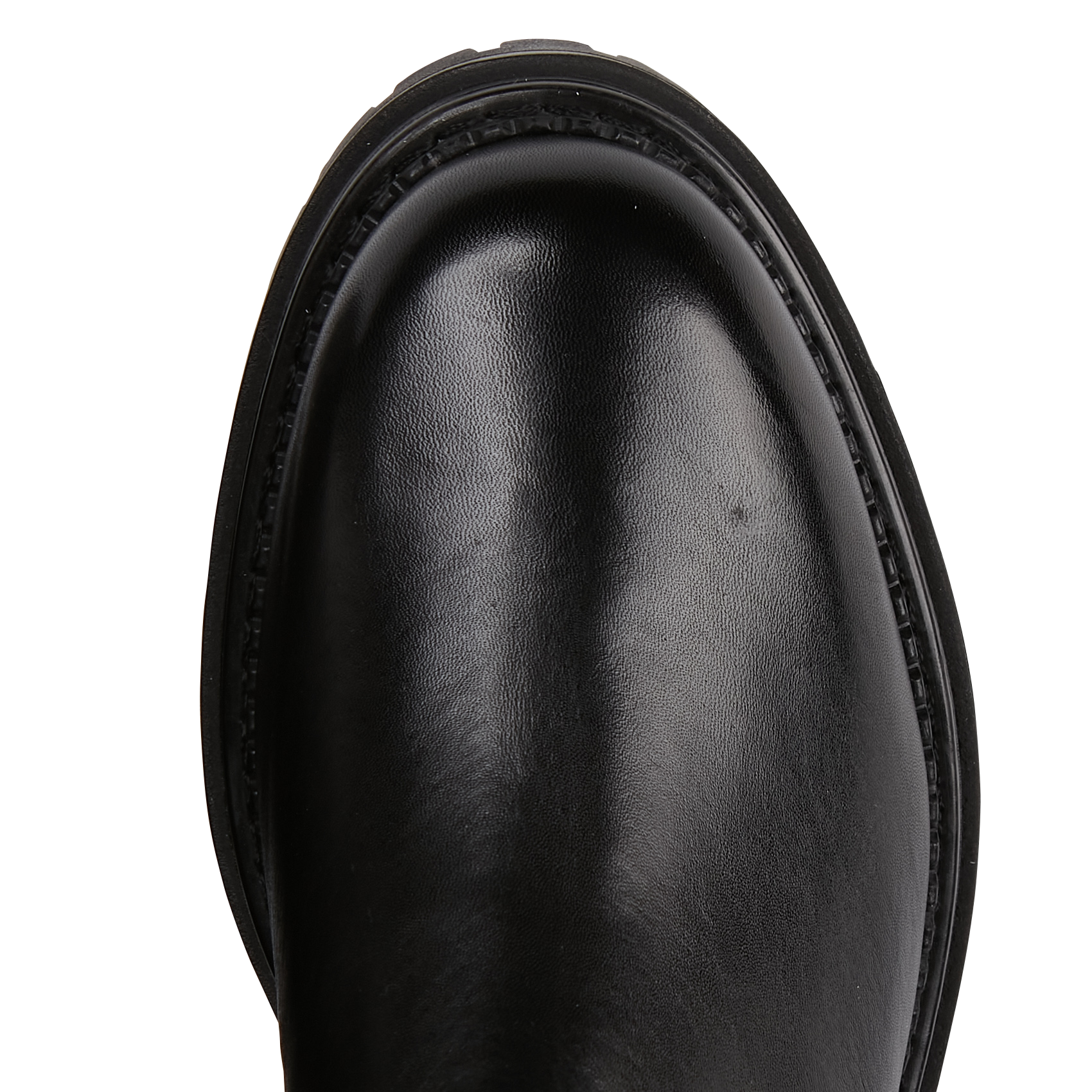 Boots en cuir adalard Noir