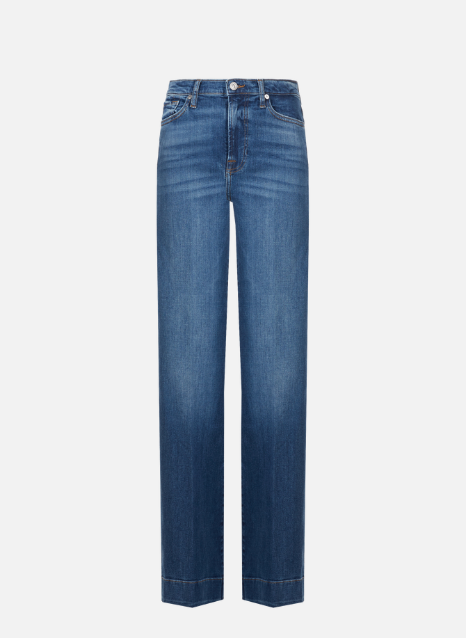 Flared cotton jeans  7 FOR ALL MANKIND