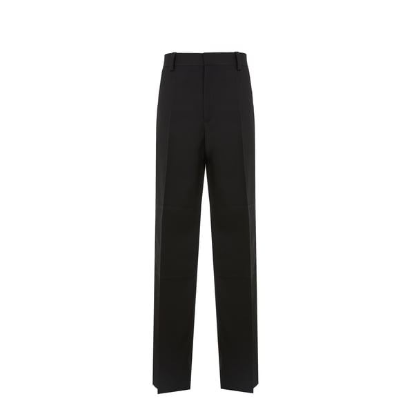 Pantalon droit en laine