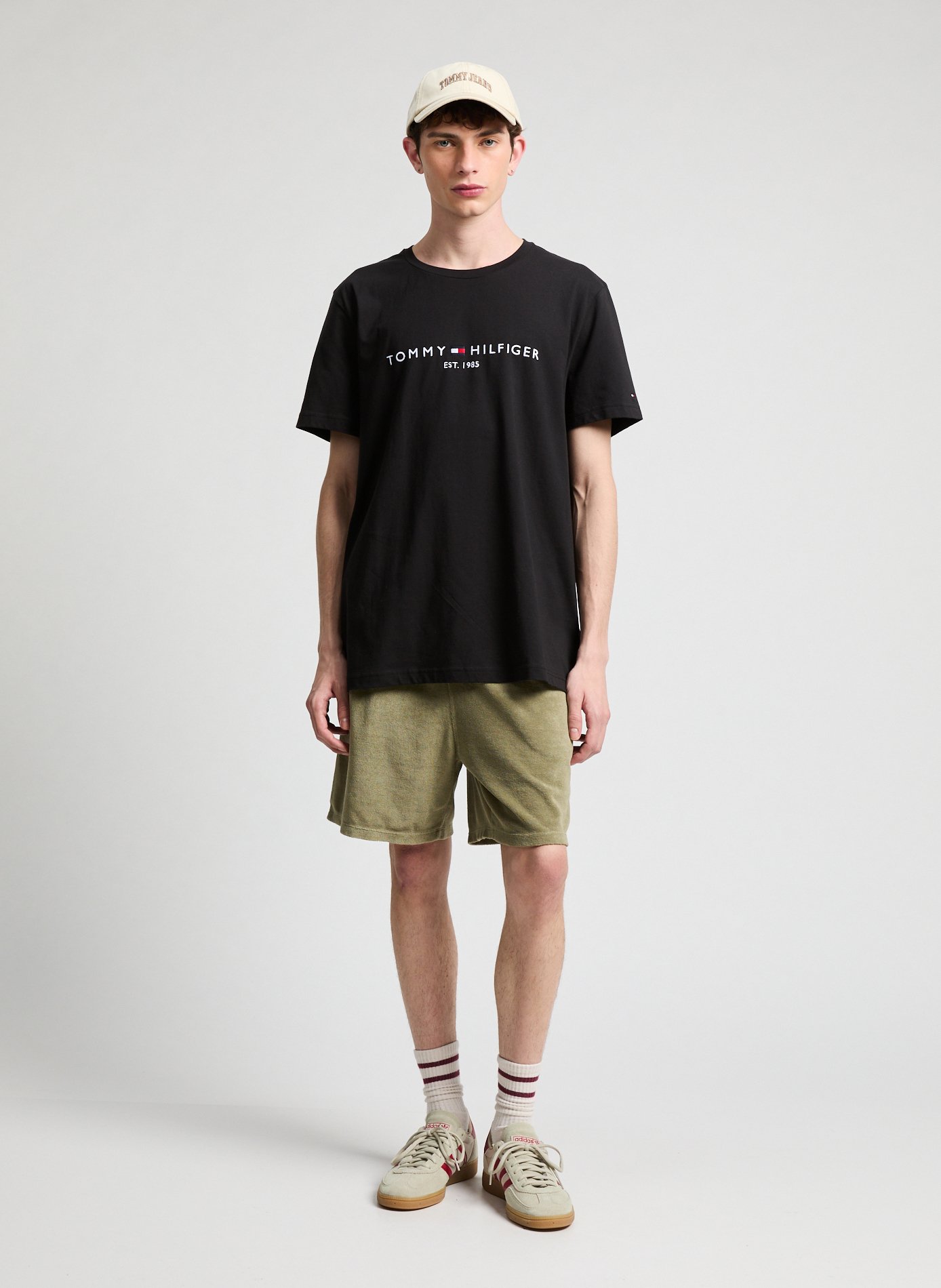 Cotton T-shirt TOMMY HILFIGER Black