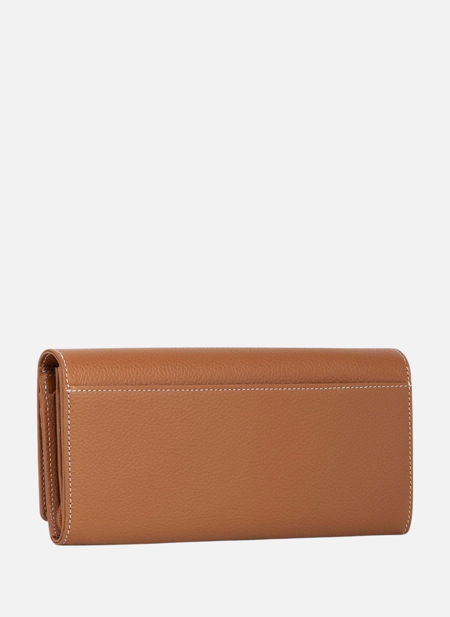 Compagnon zippé emilie en cuir grainé LE TANNEUR Marron