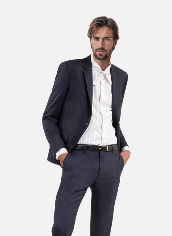 Veste de costume pied de poule Bleu by THE KOOPLES THE KOOPLES Veste de costume pied de poule Bleu