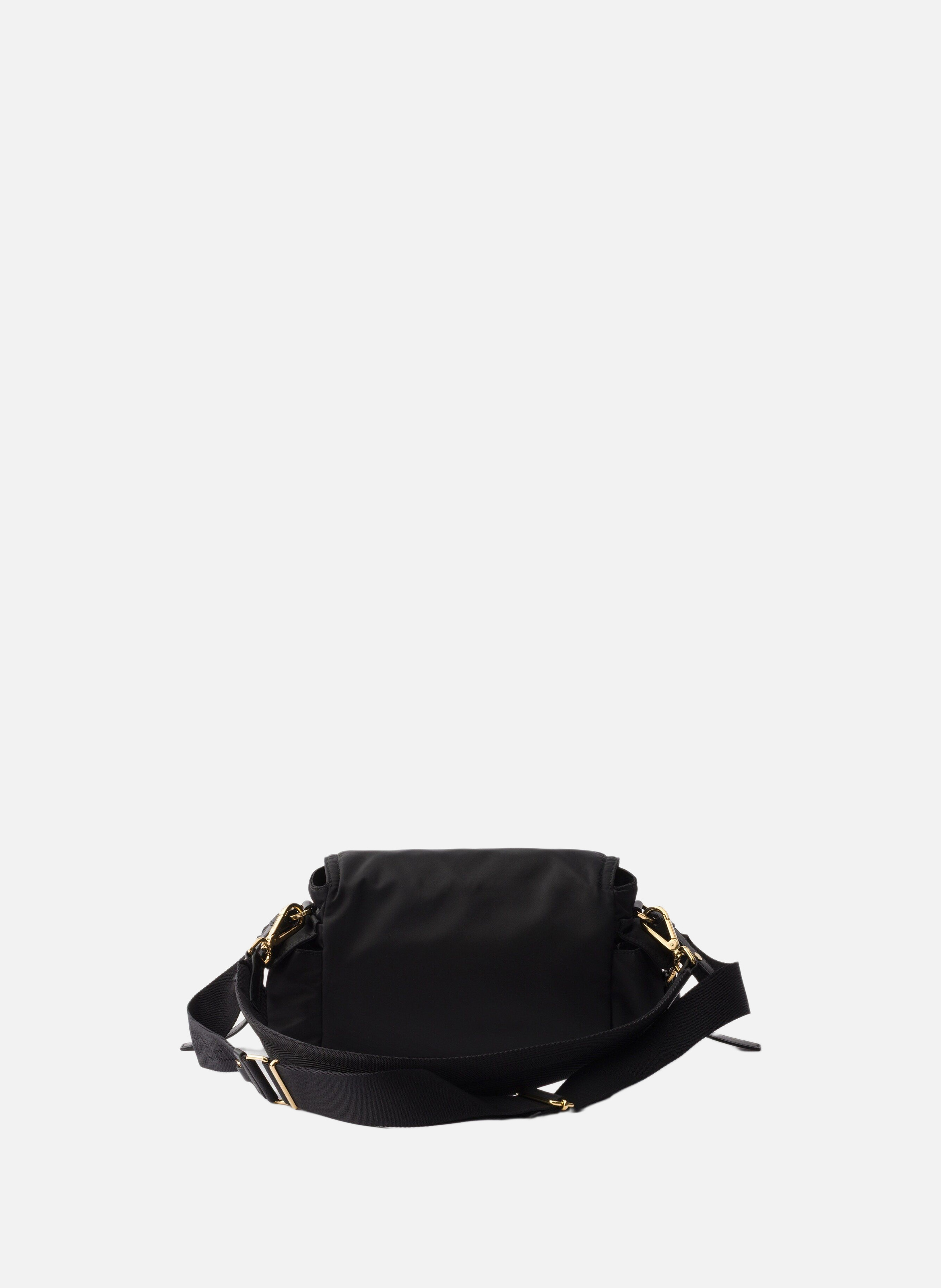 Sac porté épaule  prada explore en re-nylon moyen PRADA Noir