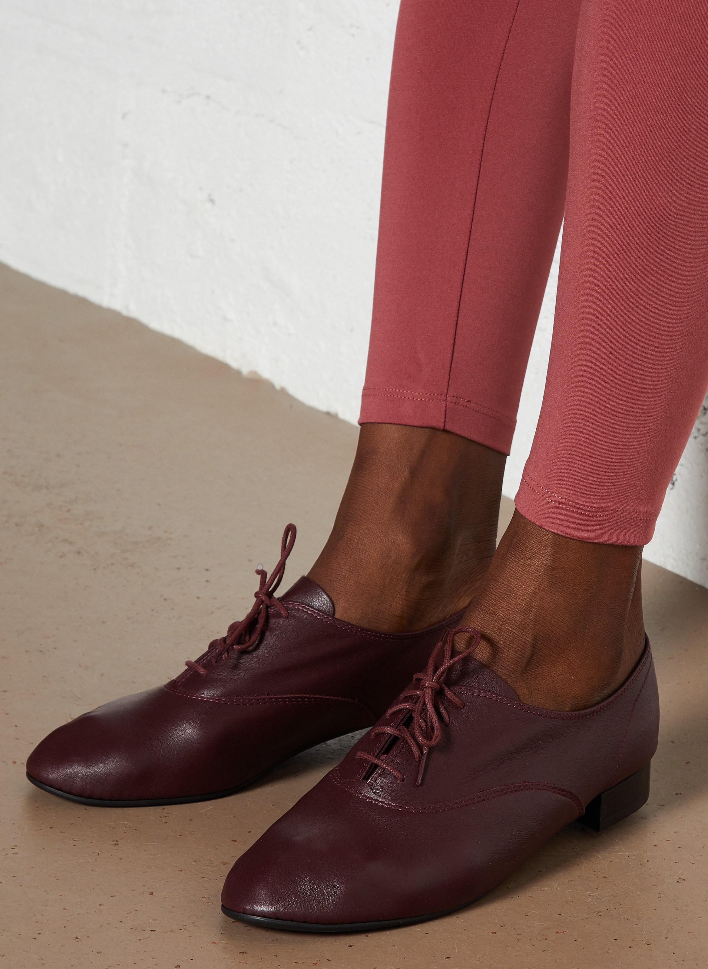 Richelieus en cuir zizi REPETTO Rouge