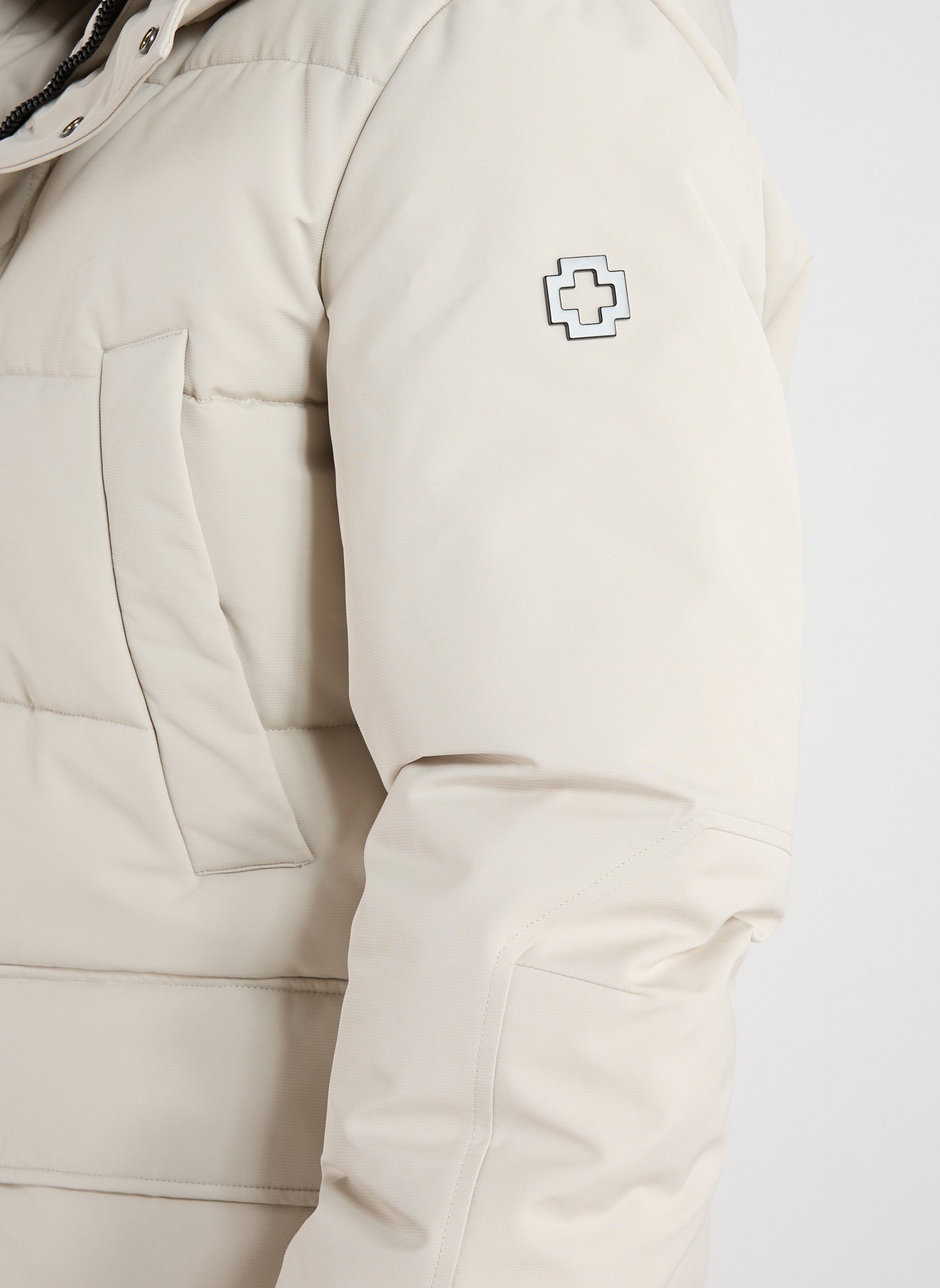 Straight hooded parka STRELLSON Grey