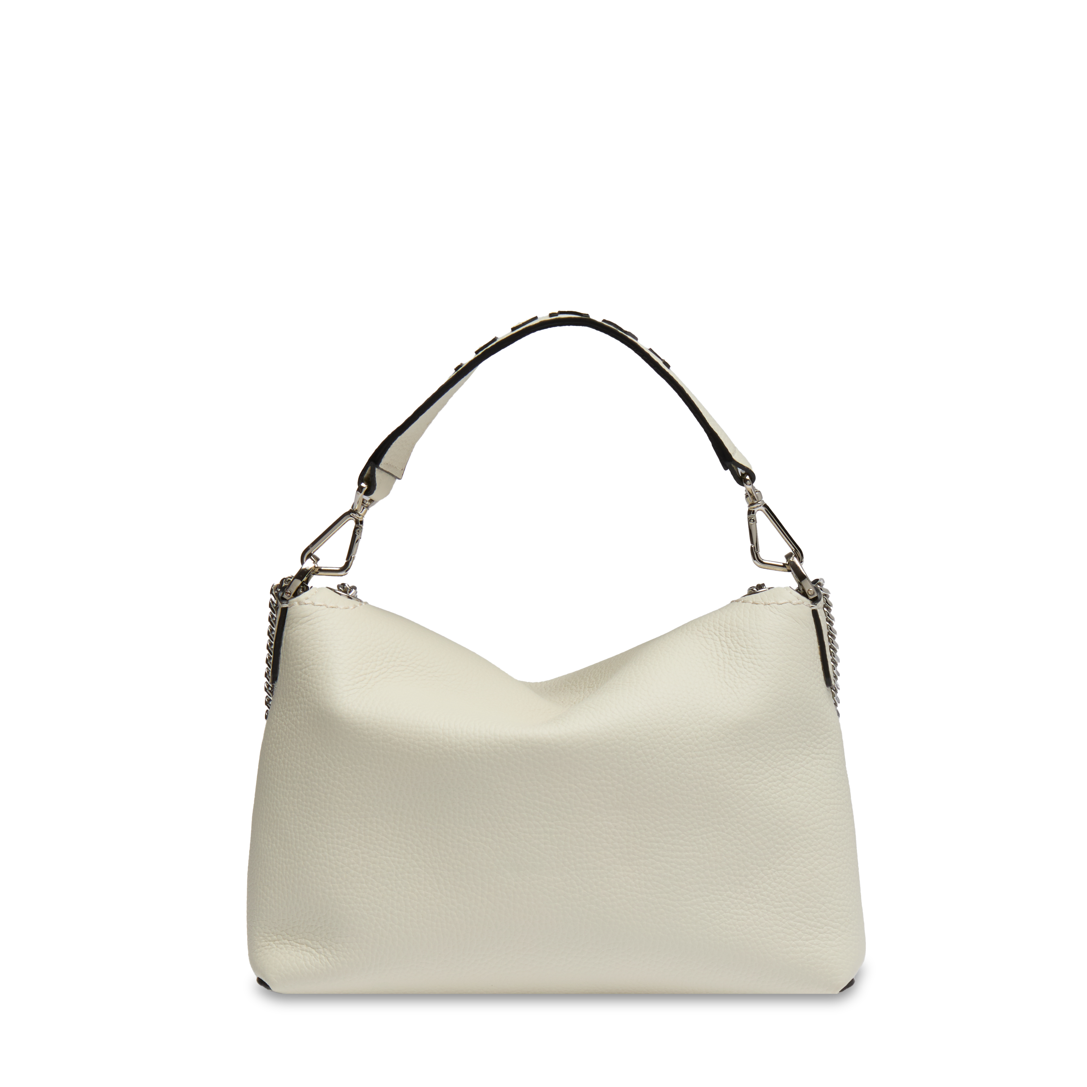 Sac rabat m ninon soft de lancel en cuir LANCEL Blanc