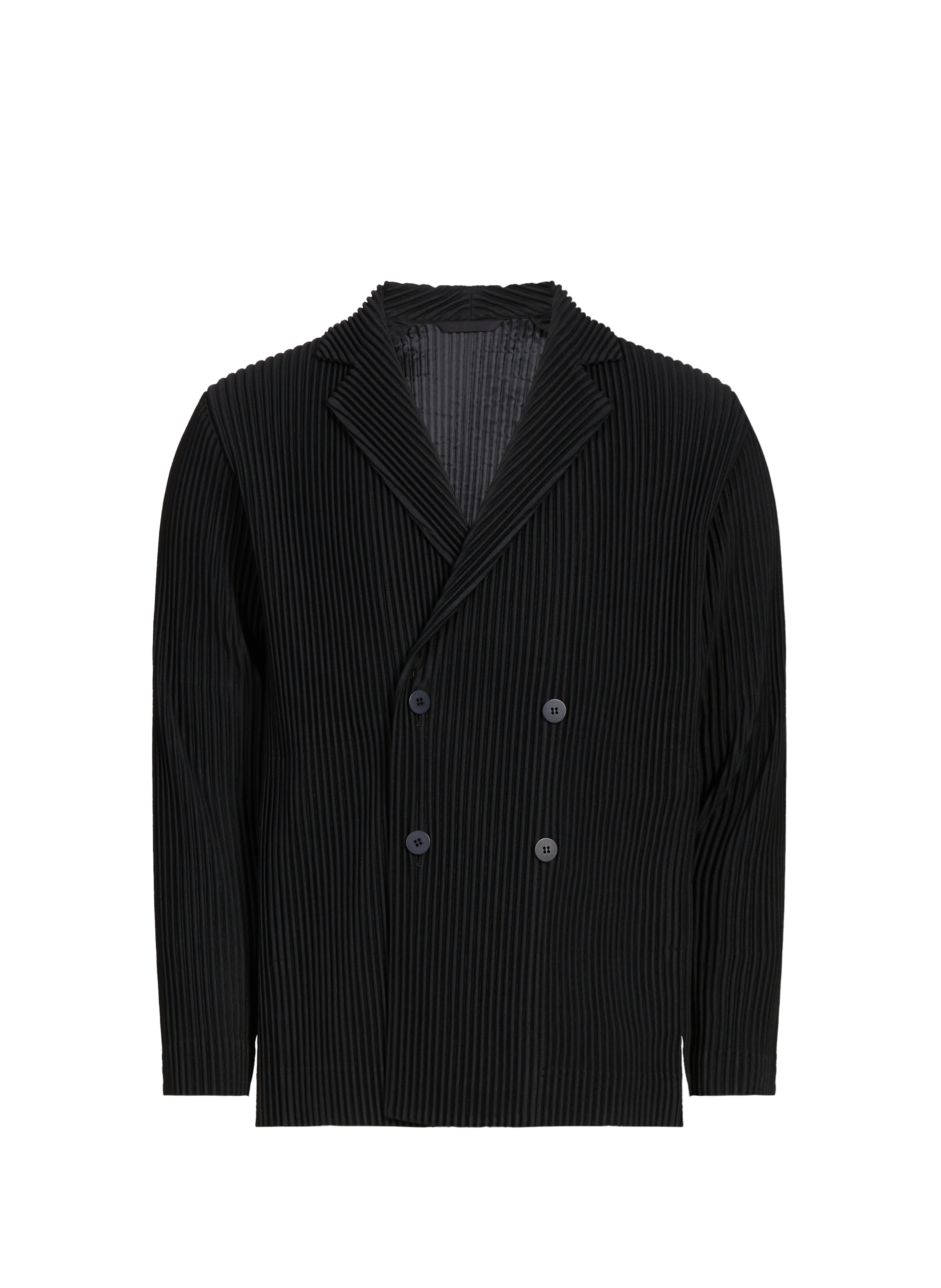 HOMME PLISSE ISSEY MIYAKE Blazer à rayures Noir