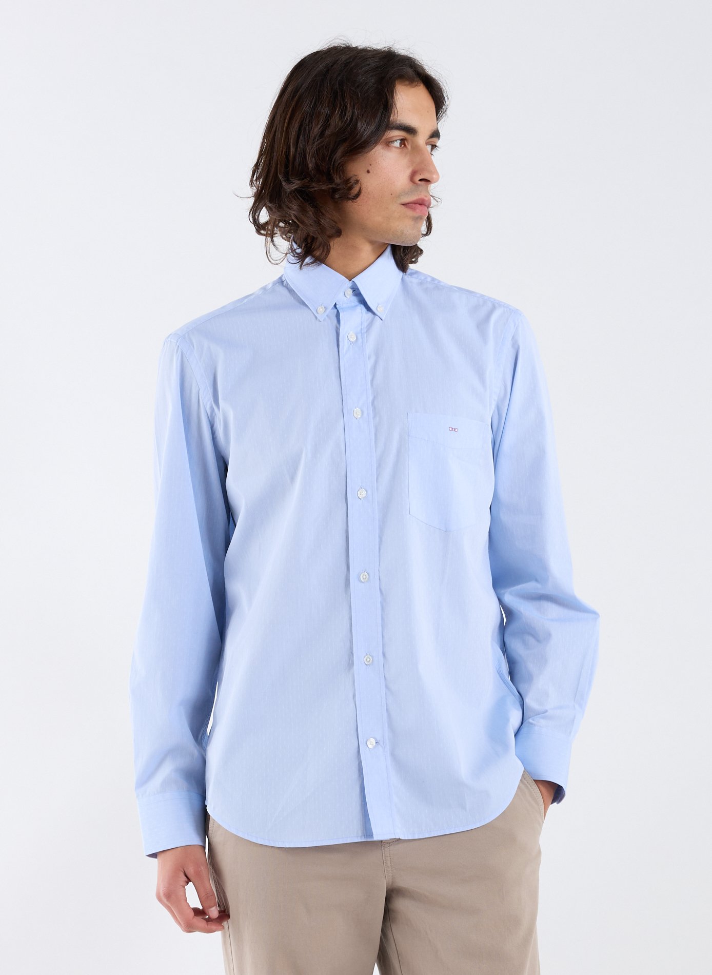EDEN PARK Cotton shirt Blue
