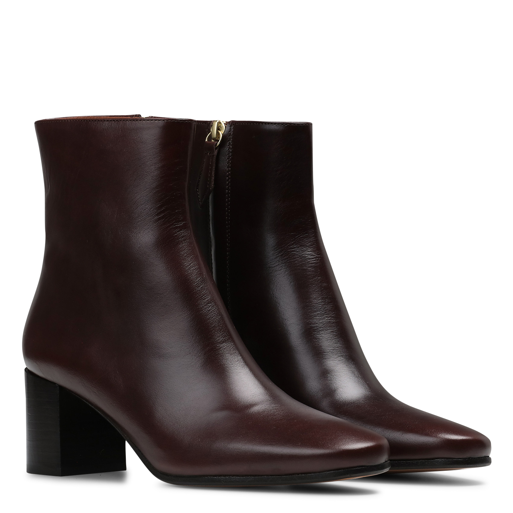 Bottines en cuir n°546 RIVECOUR Marron