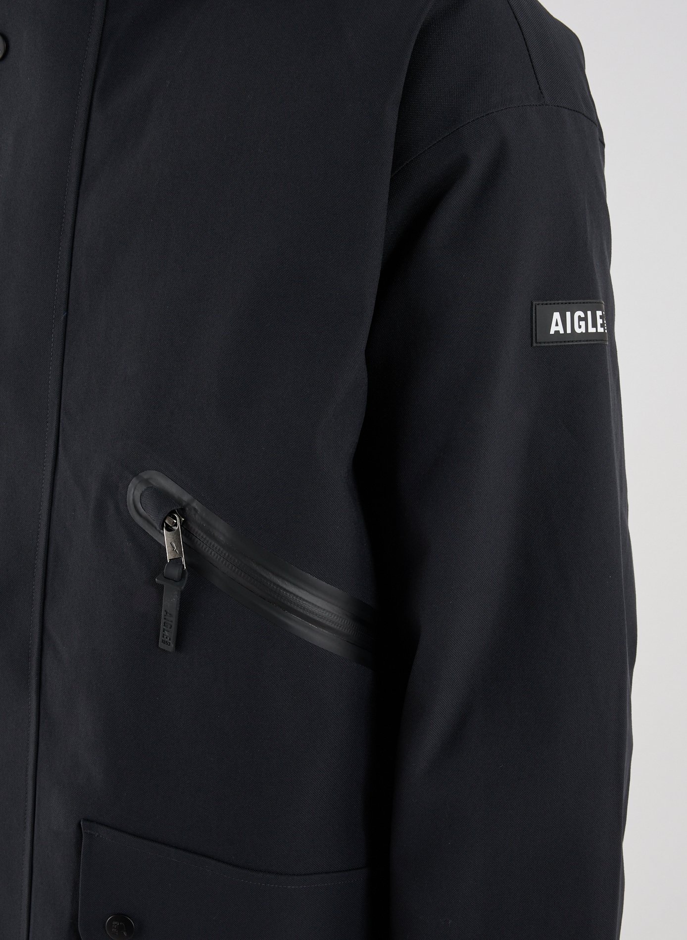 Long parka with hood MTD AIGLE Black