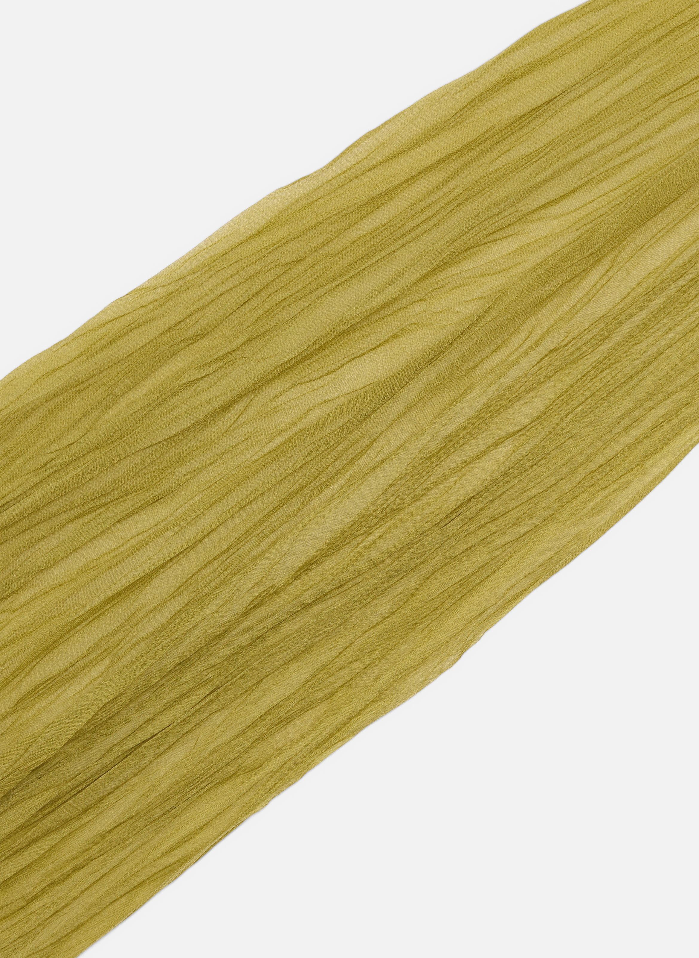 Foulard froissé unisexe AMI PARIS Vert