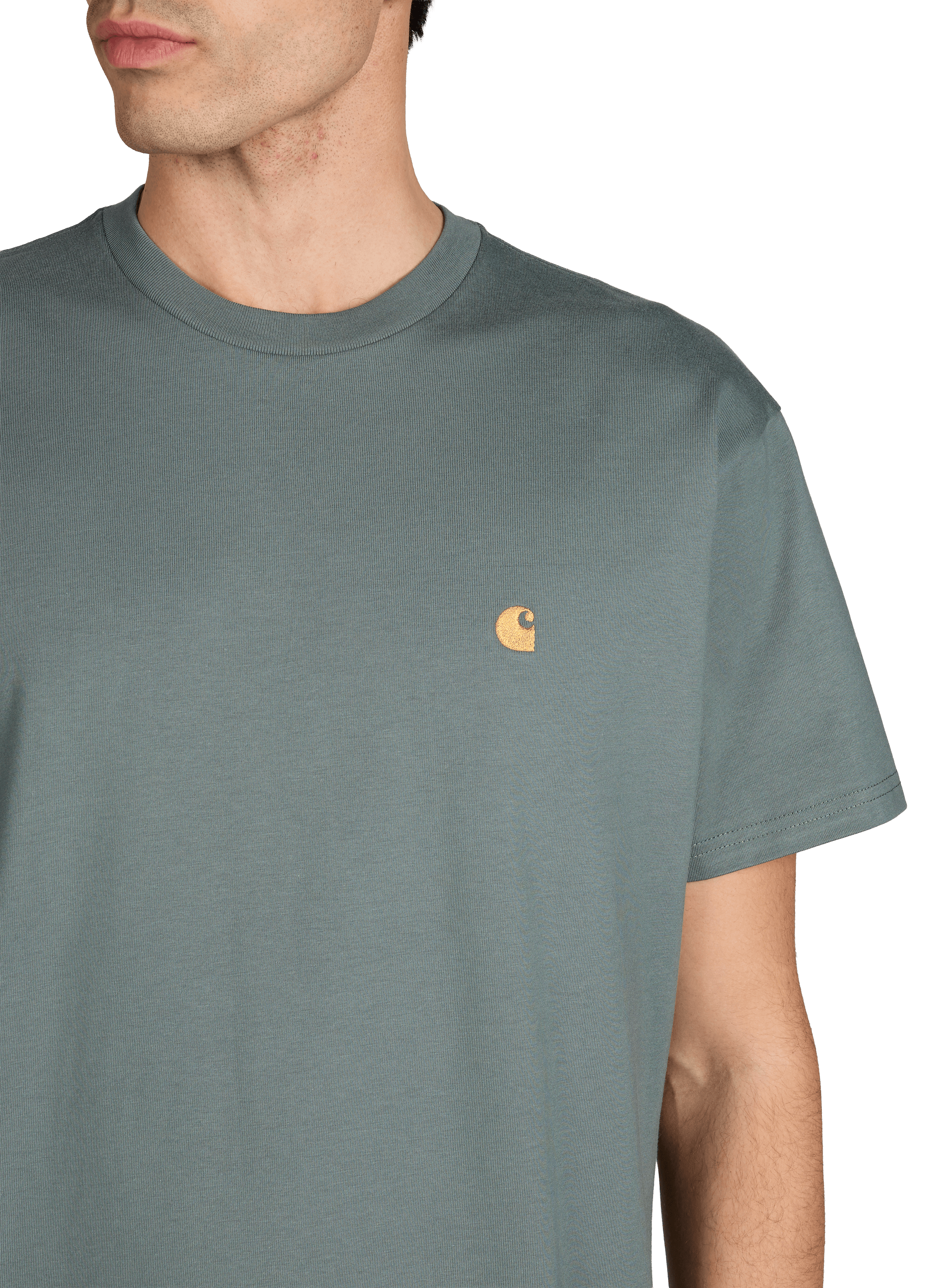 Straight-fit cotton T-shirt CARHARTT WIP Green