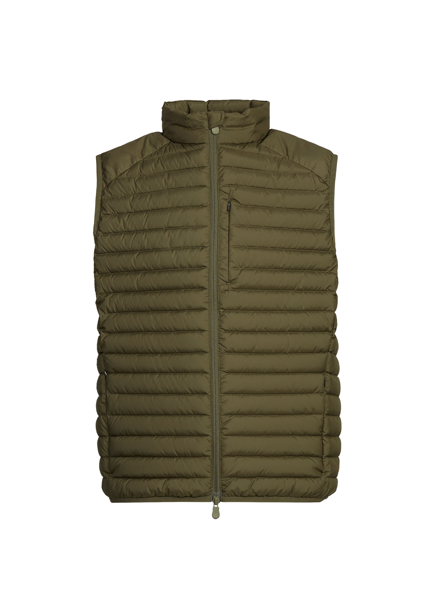 Quilted Sleeveless Puffer Vest SAVE THE DUCK Khaki