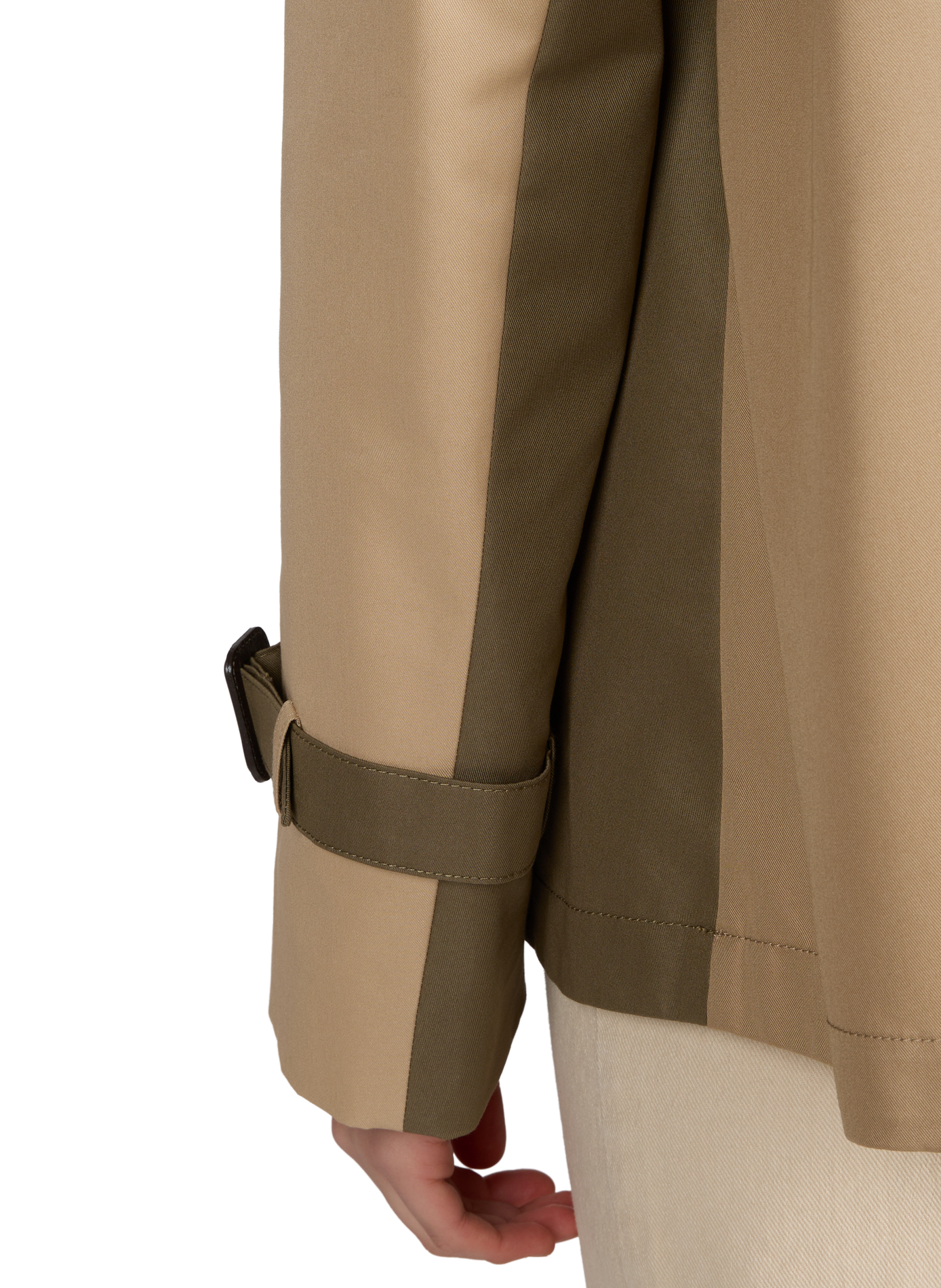 Impermeable amplio liso de algodón mezclado MAX MARA WEEK END Multicolor