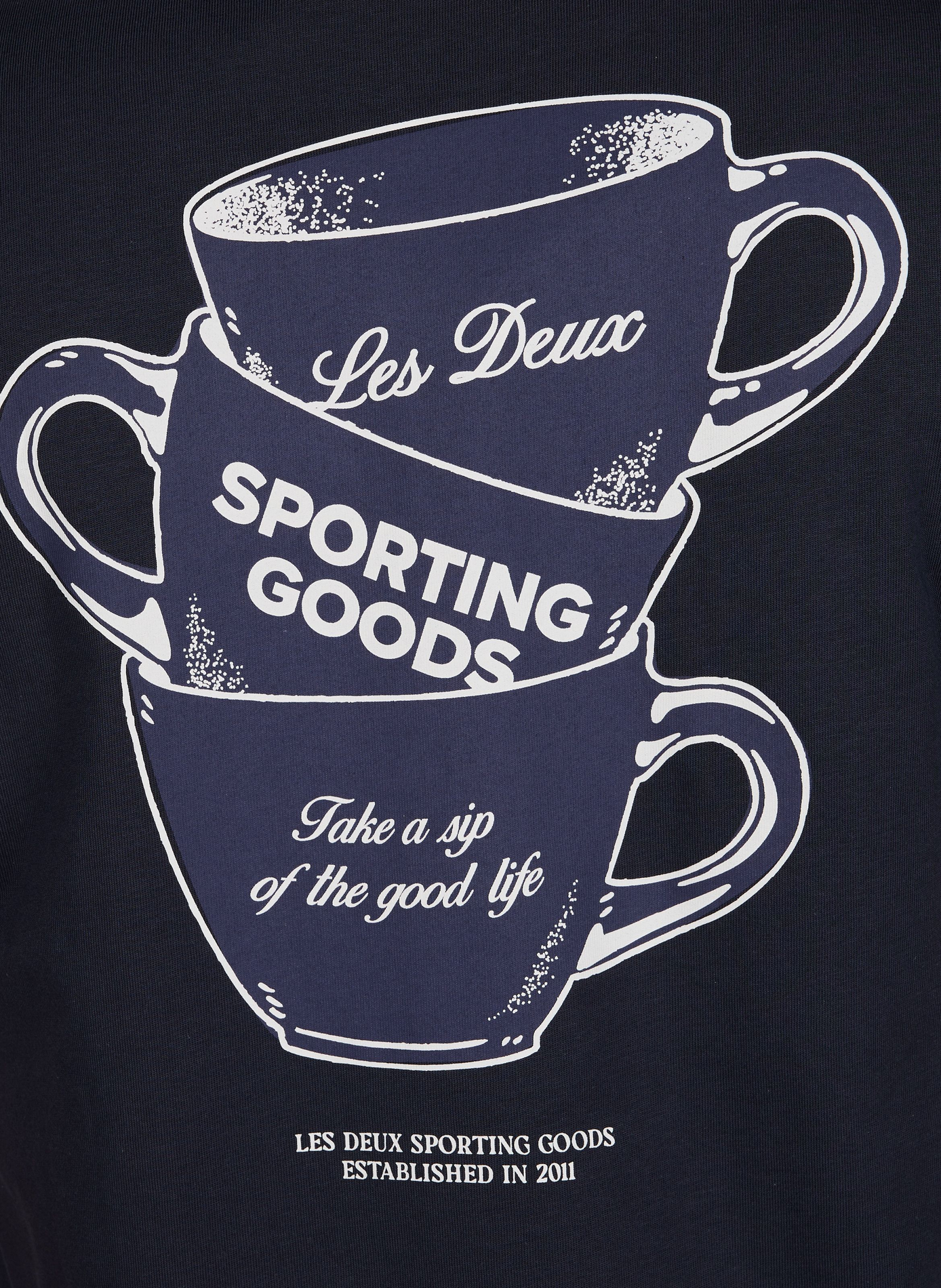 Ben Artist cotton T-shirt LES DEUX Blue