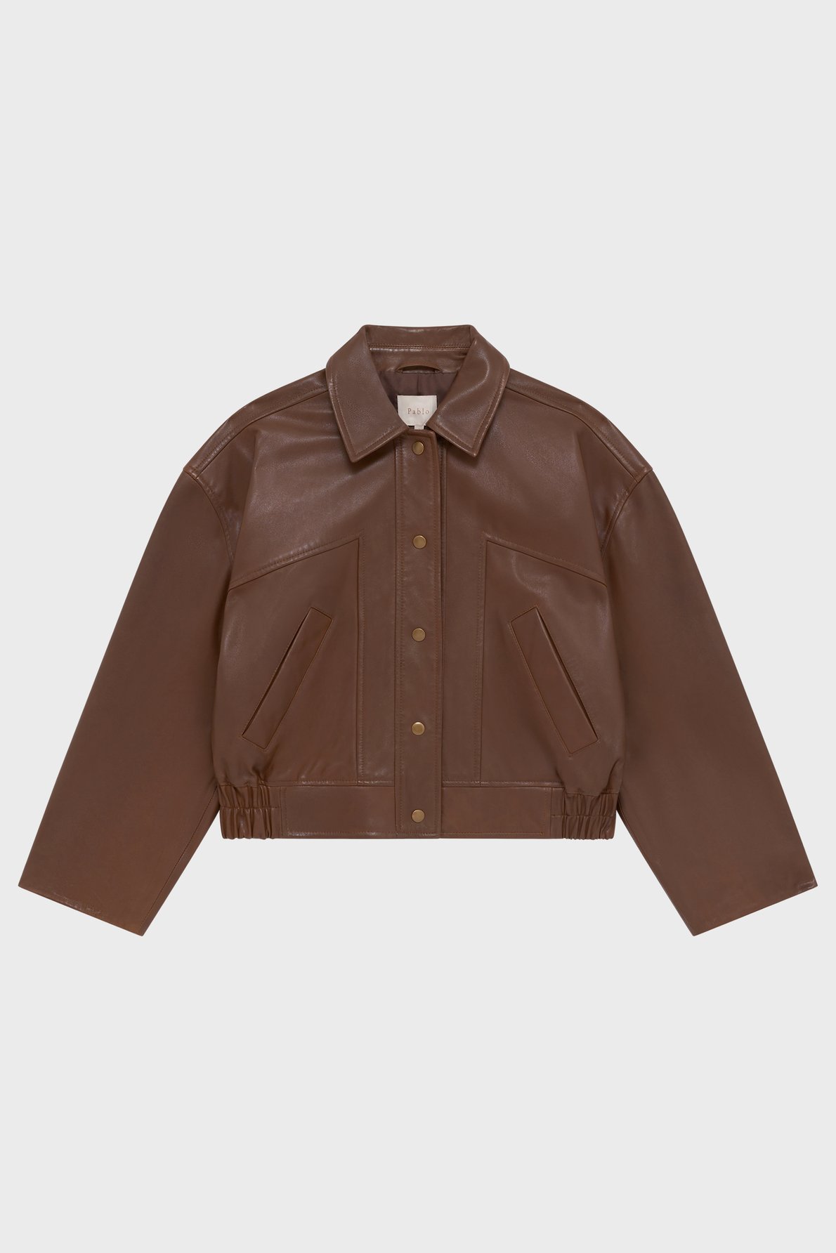 Blouson en cuir - julia PABLO Marron