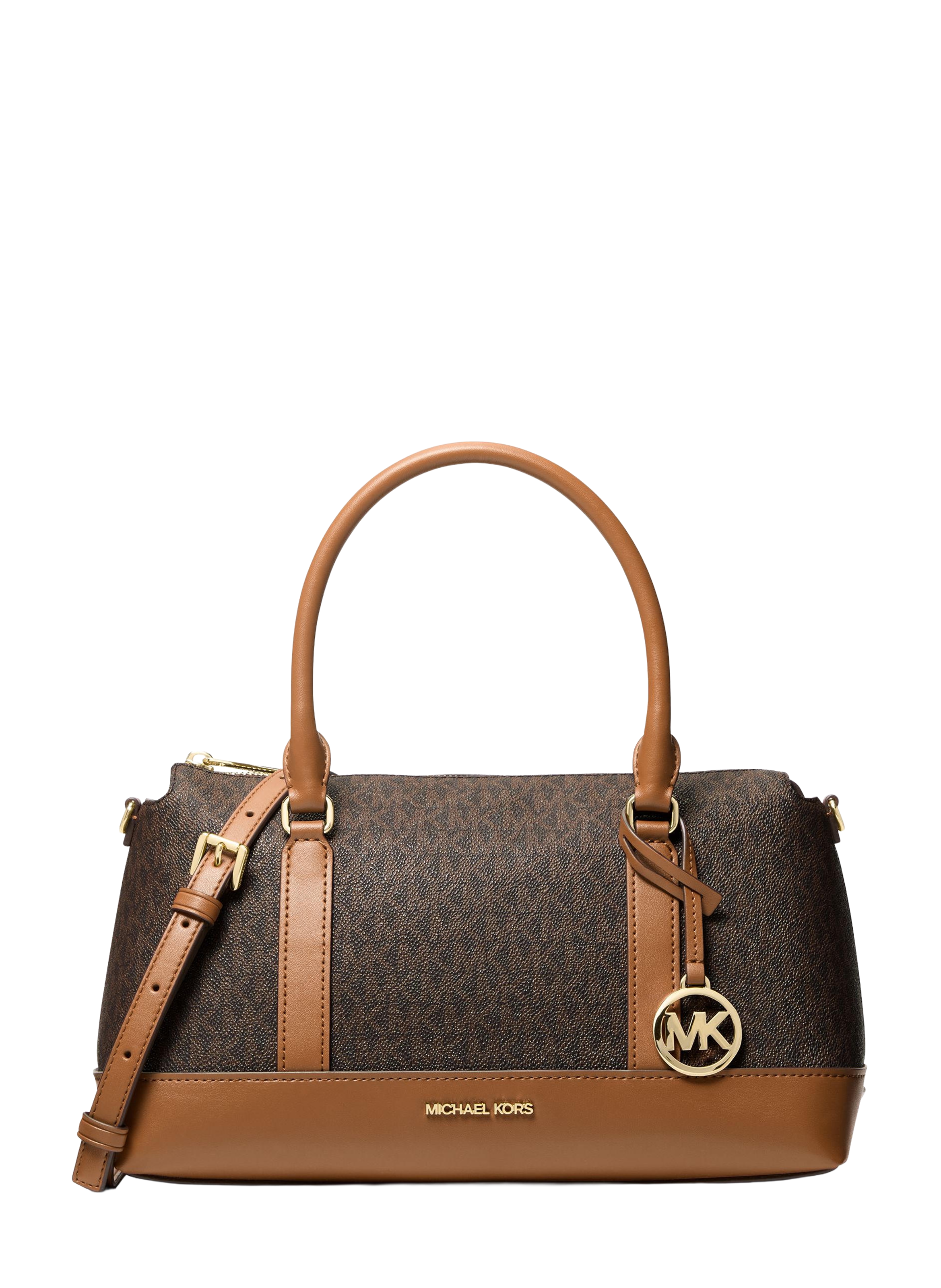 Sac bowling Andie M logotypé MICHAEL KORS Marron
