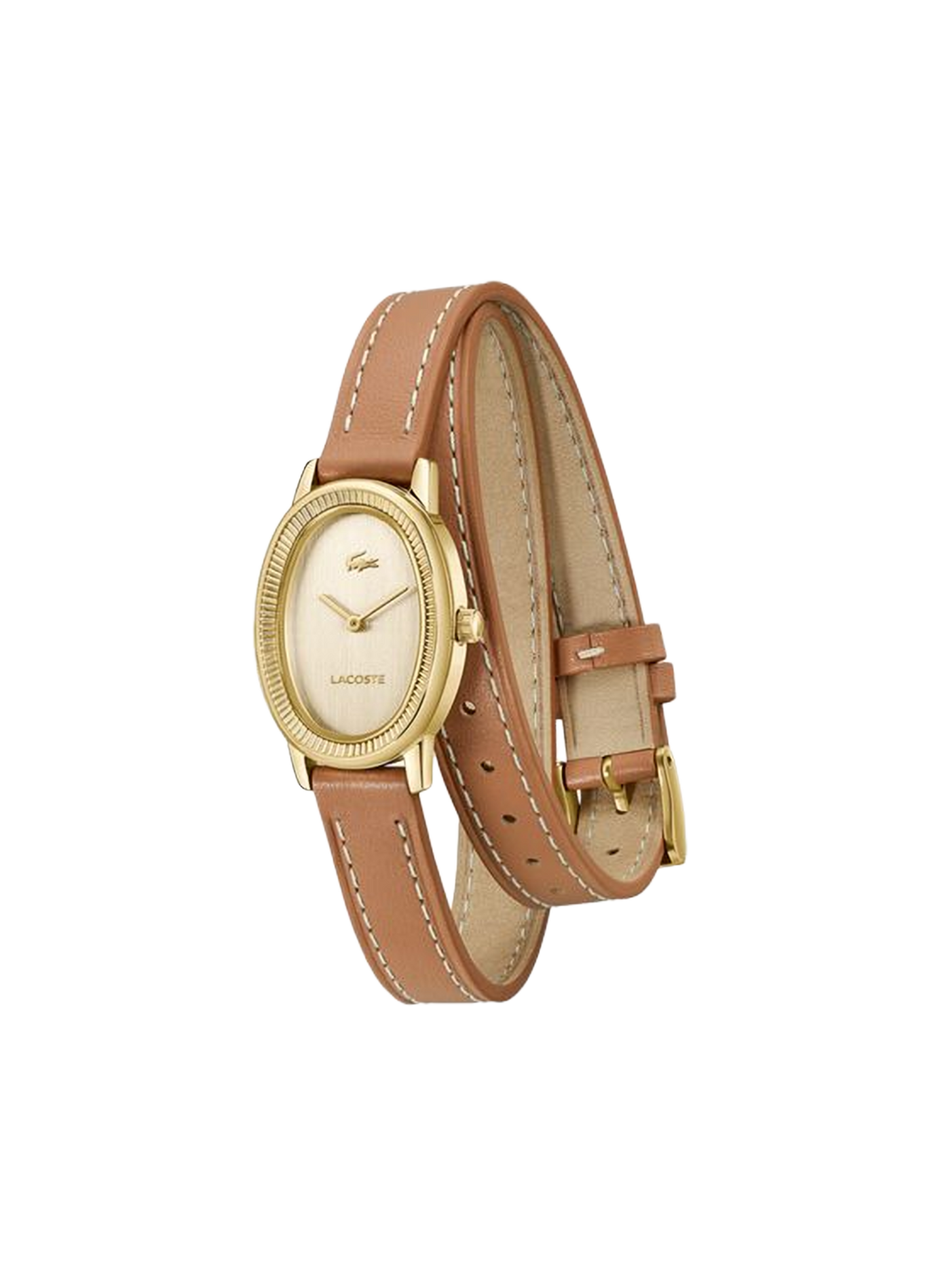 Montre quartz Lacoste Parisienne en cuir LACOSTE MONTRES Doré