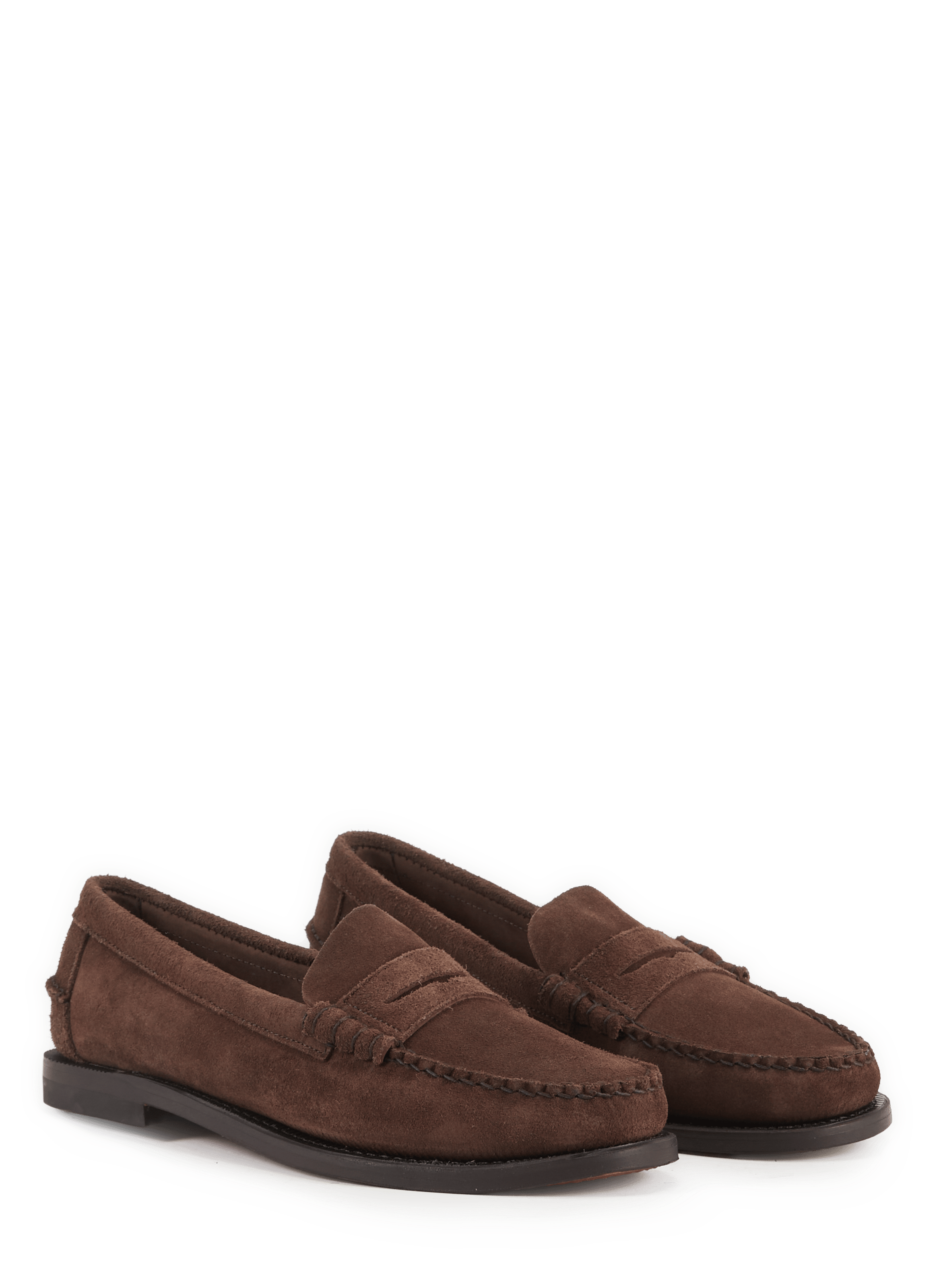 Classic Dan Suede Leather Moccasins Brown