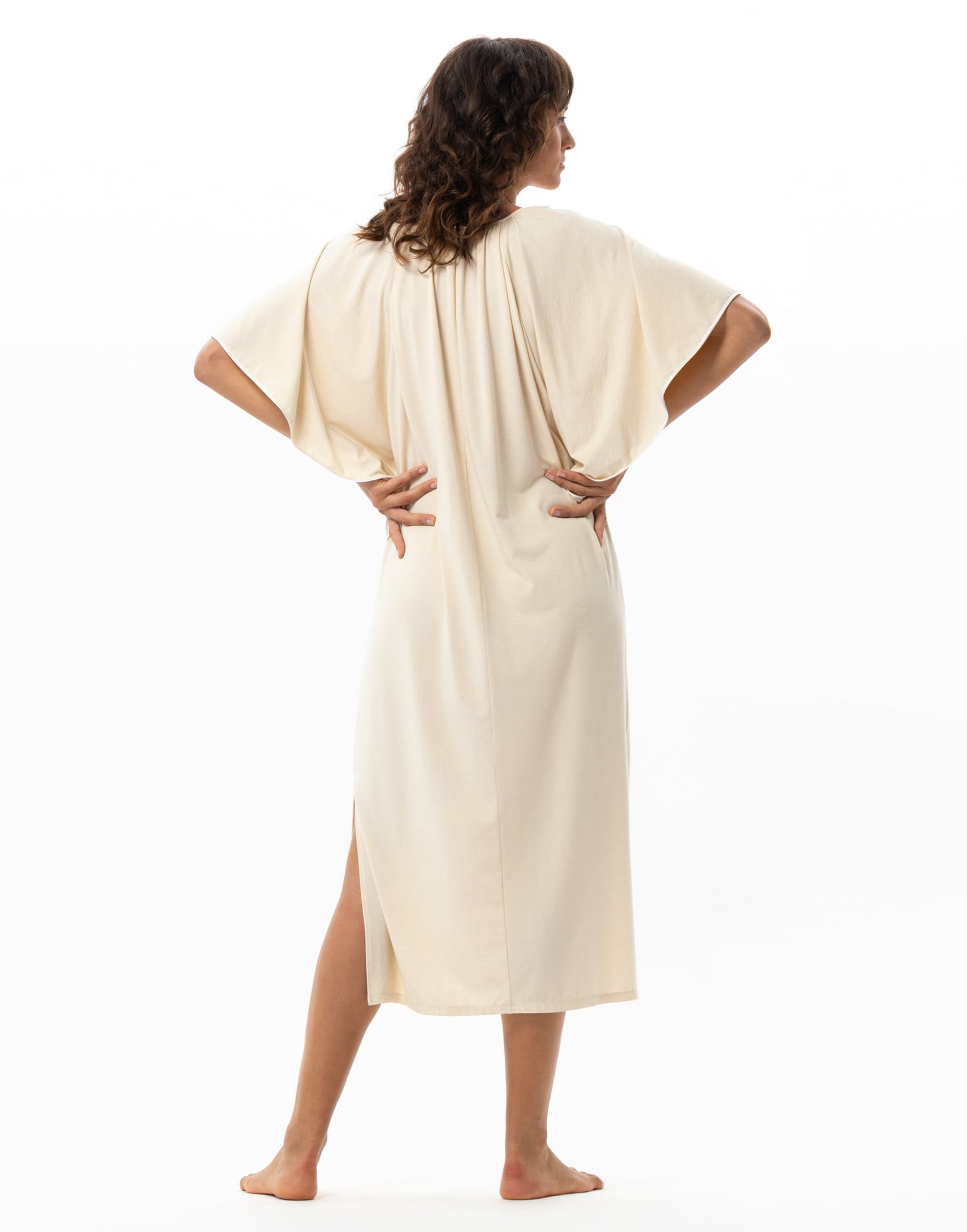 Robe en modal nina 240 LE CHAT Beige