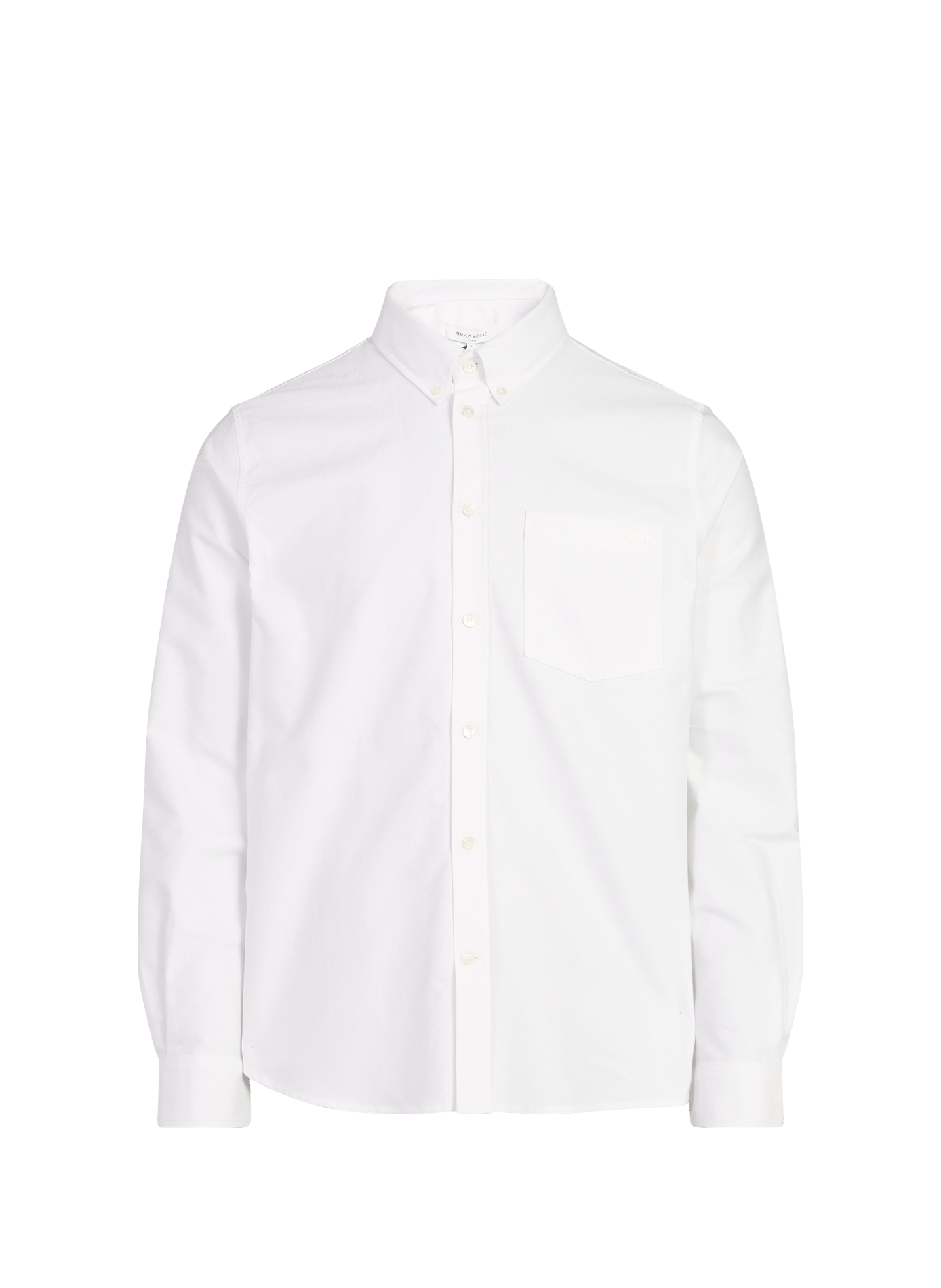 Profile fox cotton shirt MAISON KITSUNÉ White
