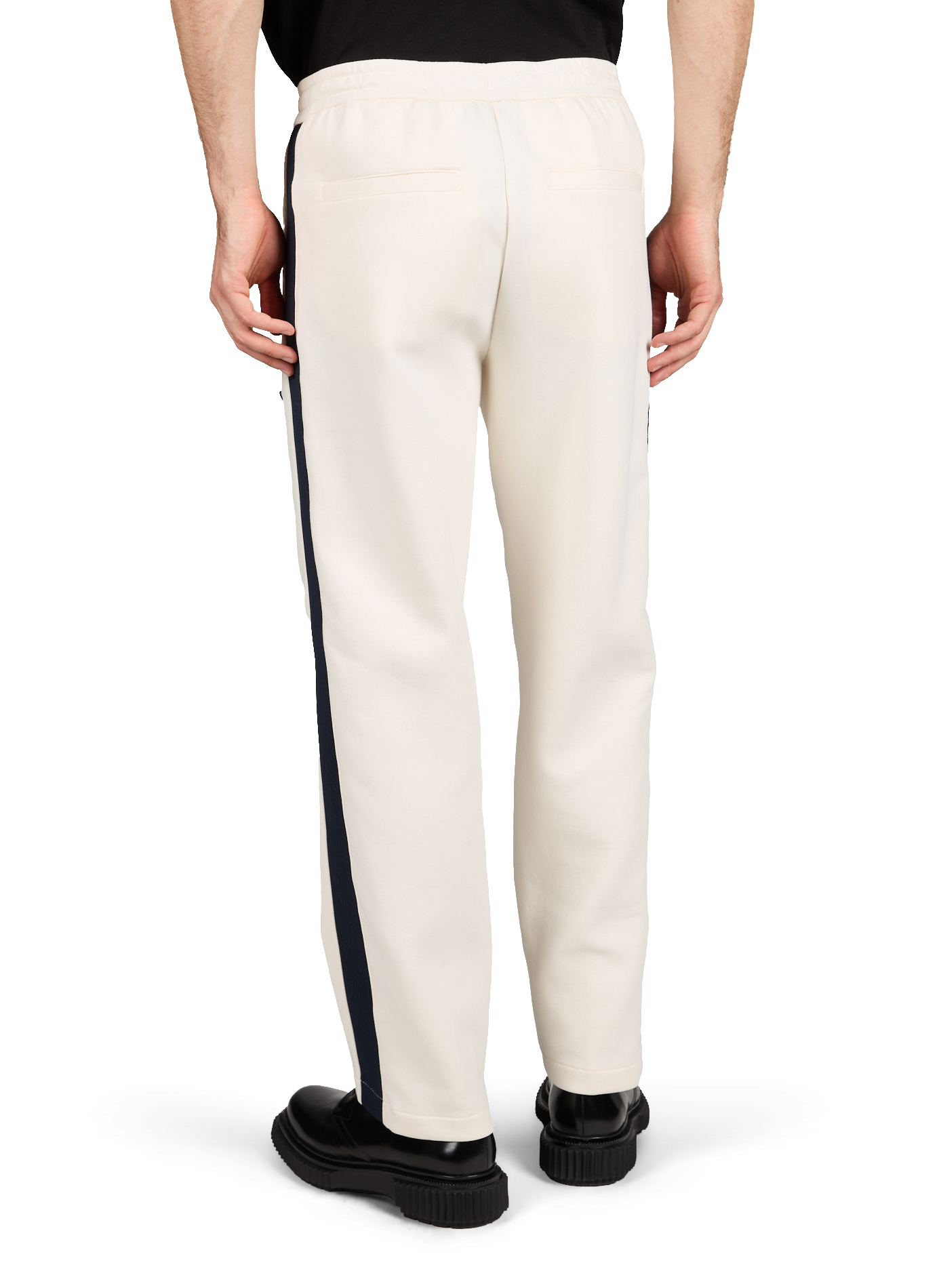 Logo sweatpants in blended cotton ARMANI EXCHANGE Beige