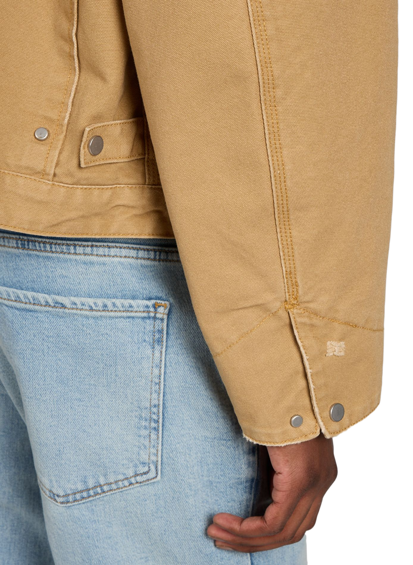 Veste ample col classique en coton REPRESENT Beige