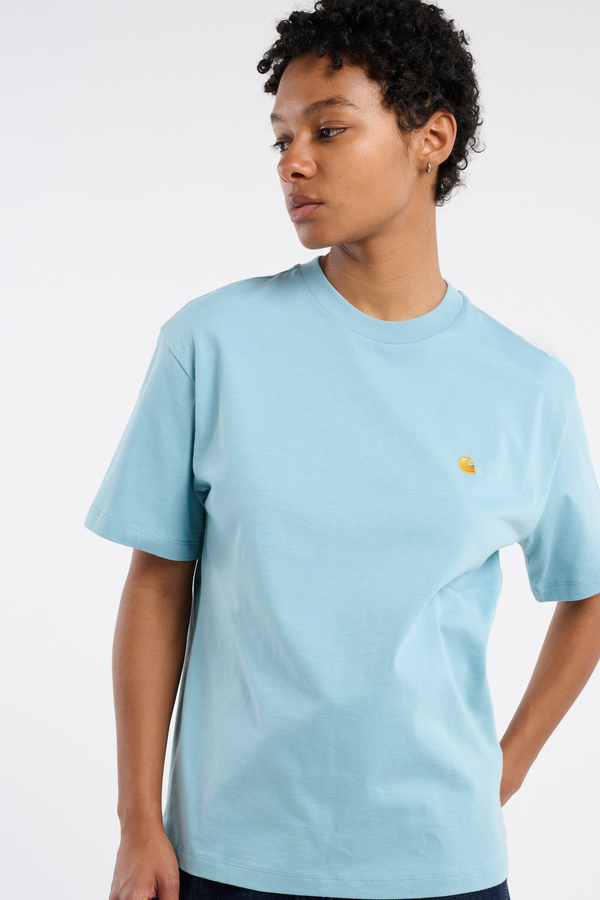 T-shirt w' s/s chase t-shirt CARHARTT WIP Bleu