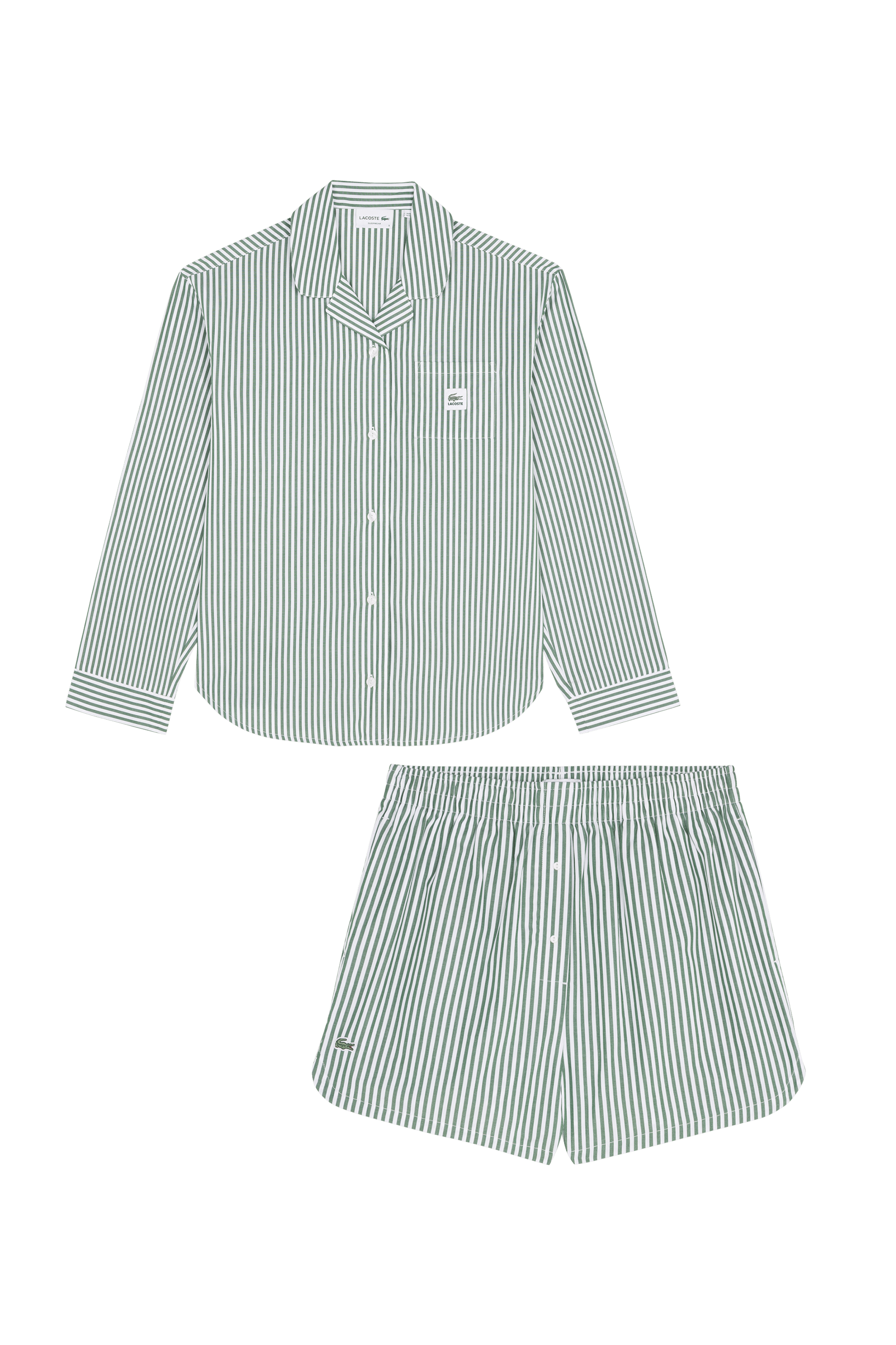 Ensemble de pyjama pyjamas sous-vetements LACOSTE Vert
