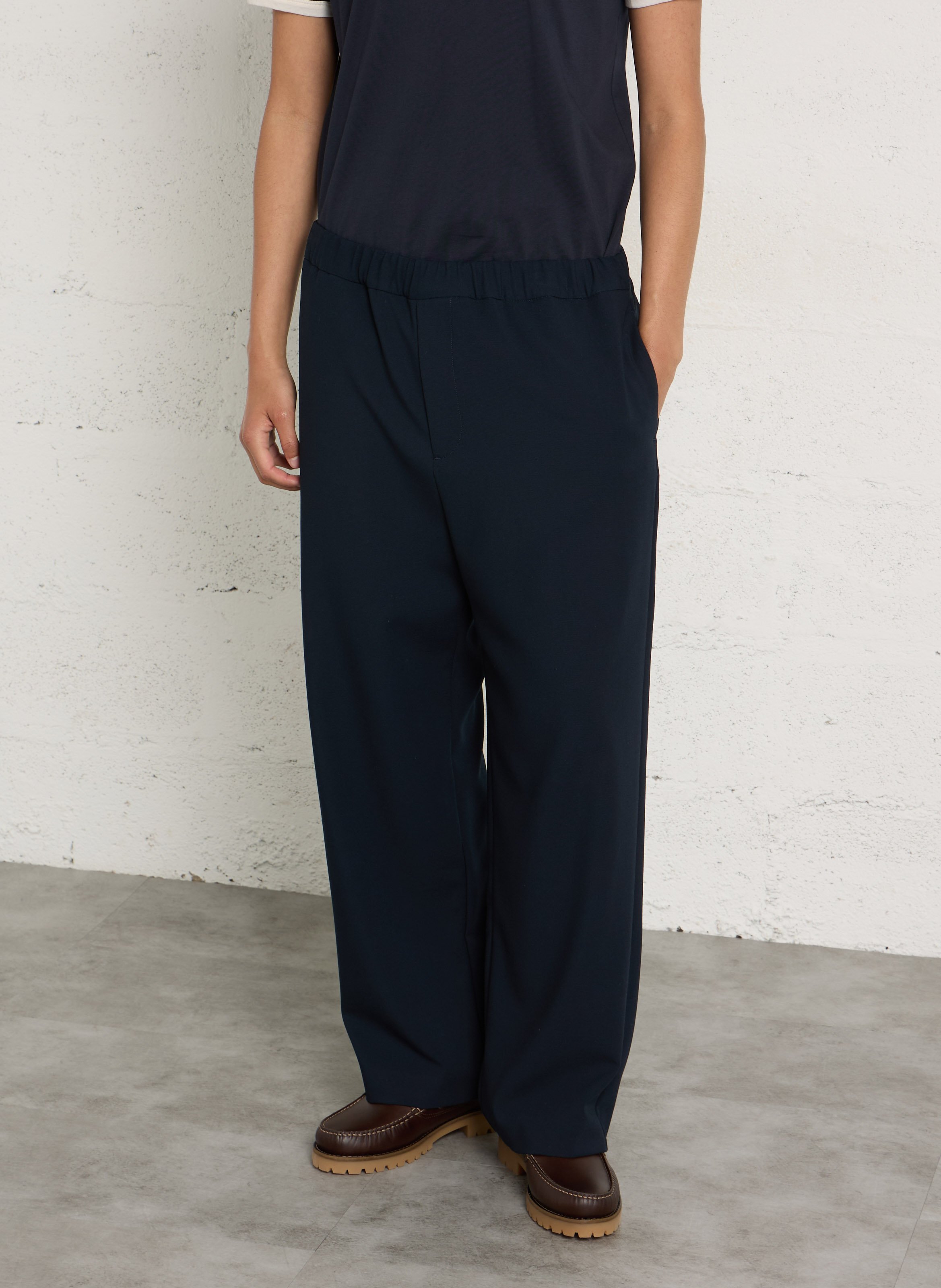 Pantalon droit IKKS Bleu