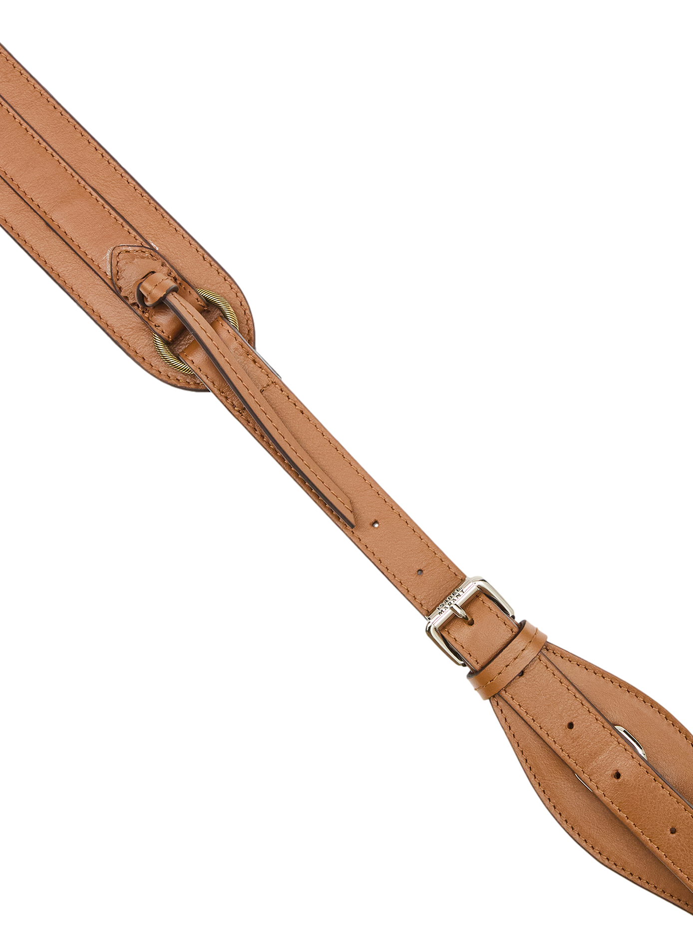 Handtasche Tilpa aus Veloursleder und Leder ISABEL MARANT Braun