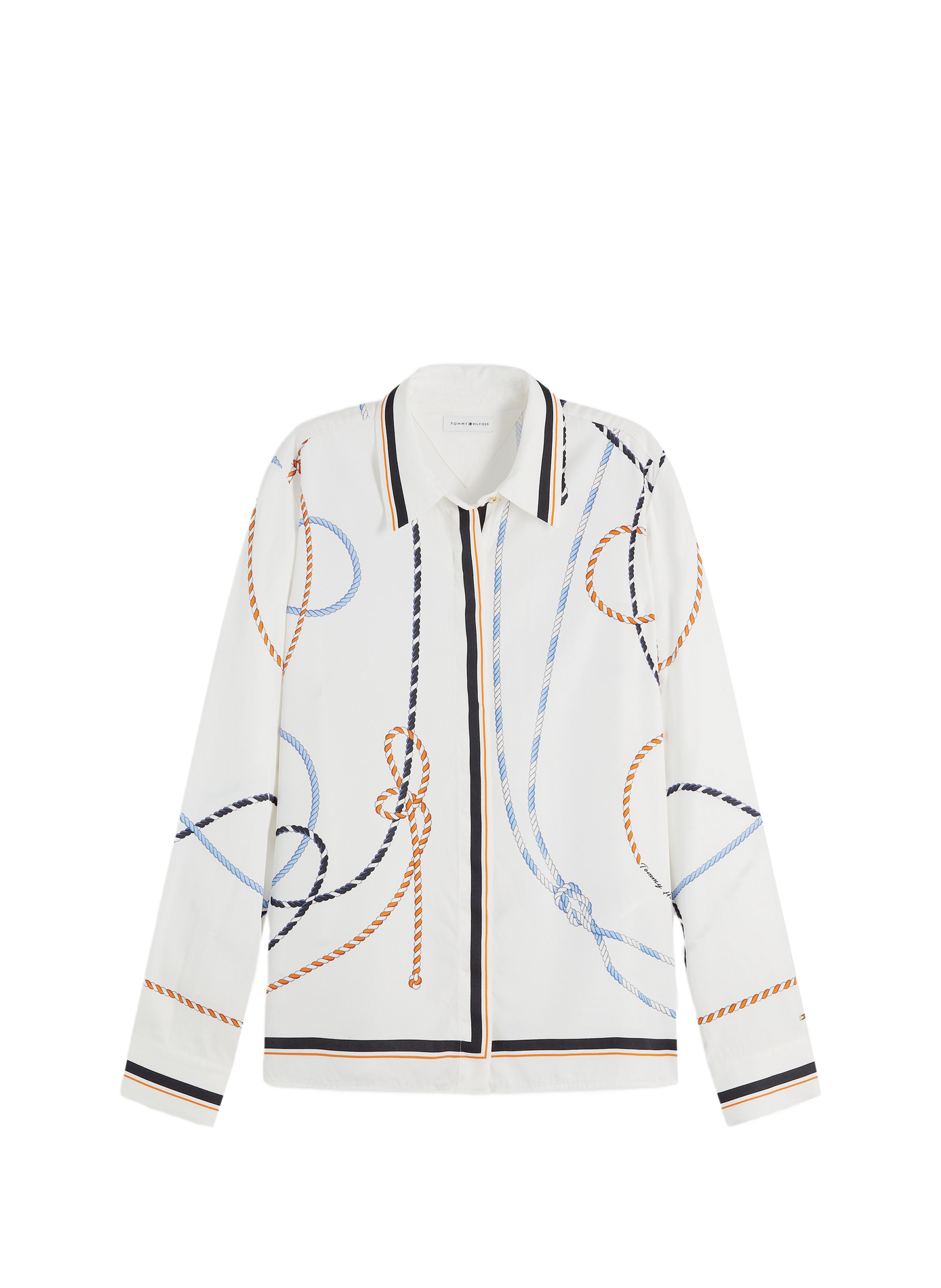 Classic-collar shirt with straight cuffs  TOMMY HILFIGER Multicolour
