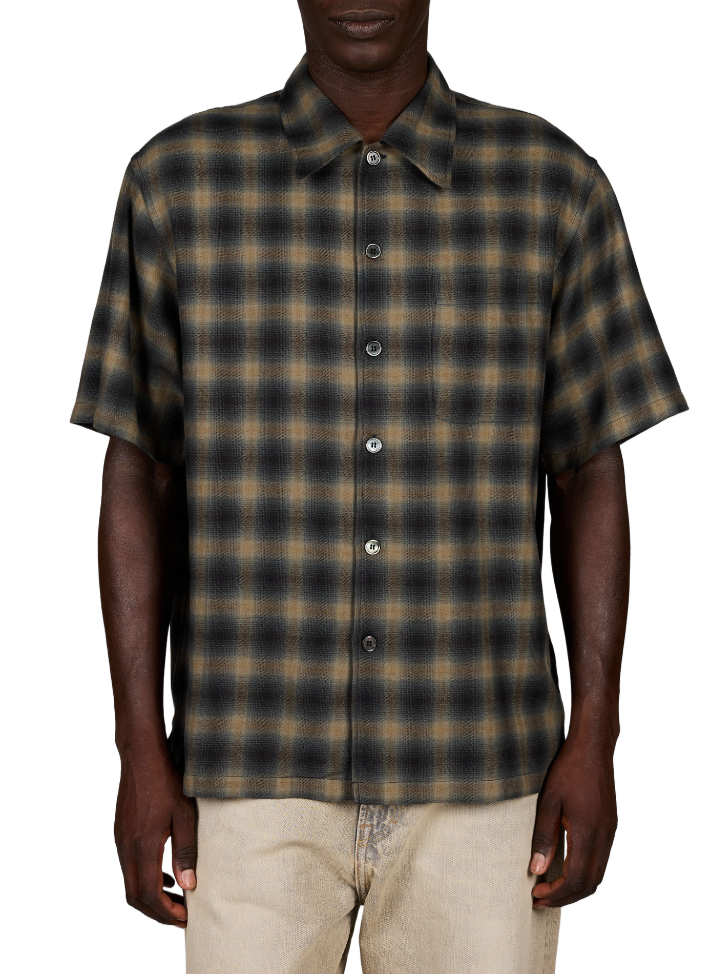 Checkered shirt in cotton and wool OUR LEGACY Multicolour