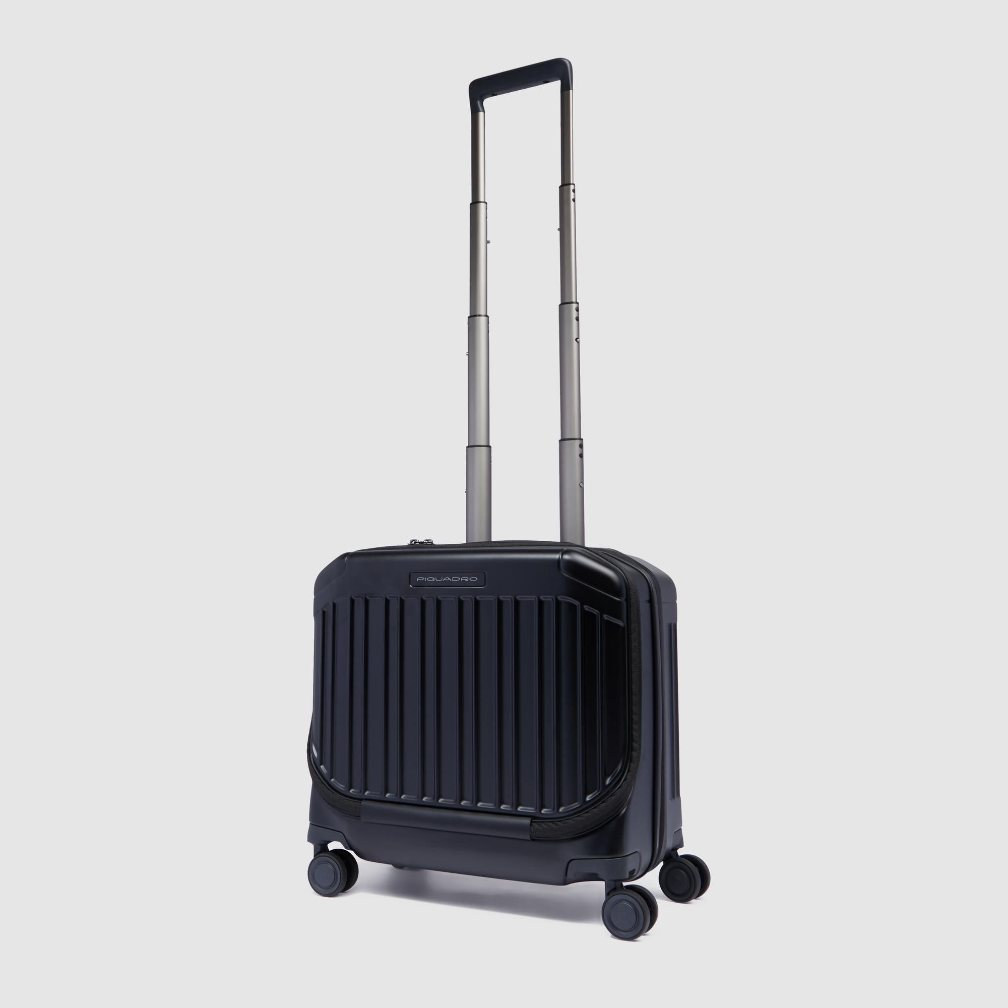Trolley laptoptas 15,6" PIQUADRO Zwart