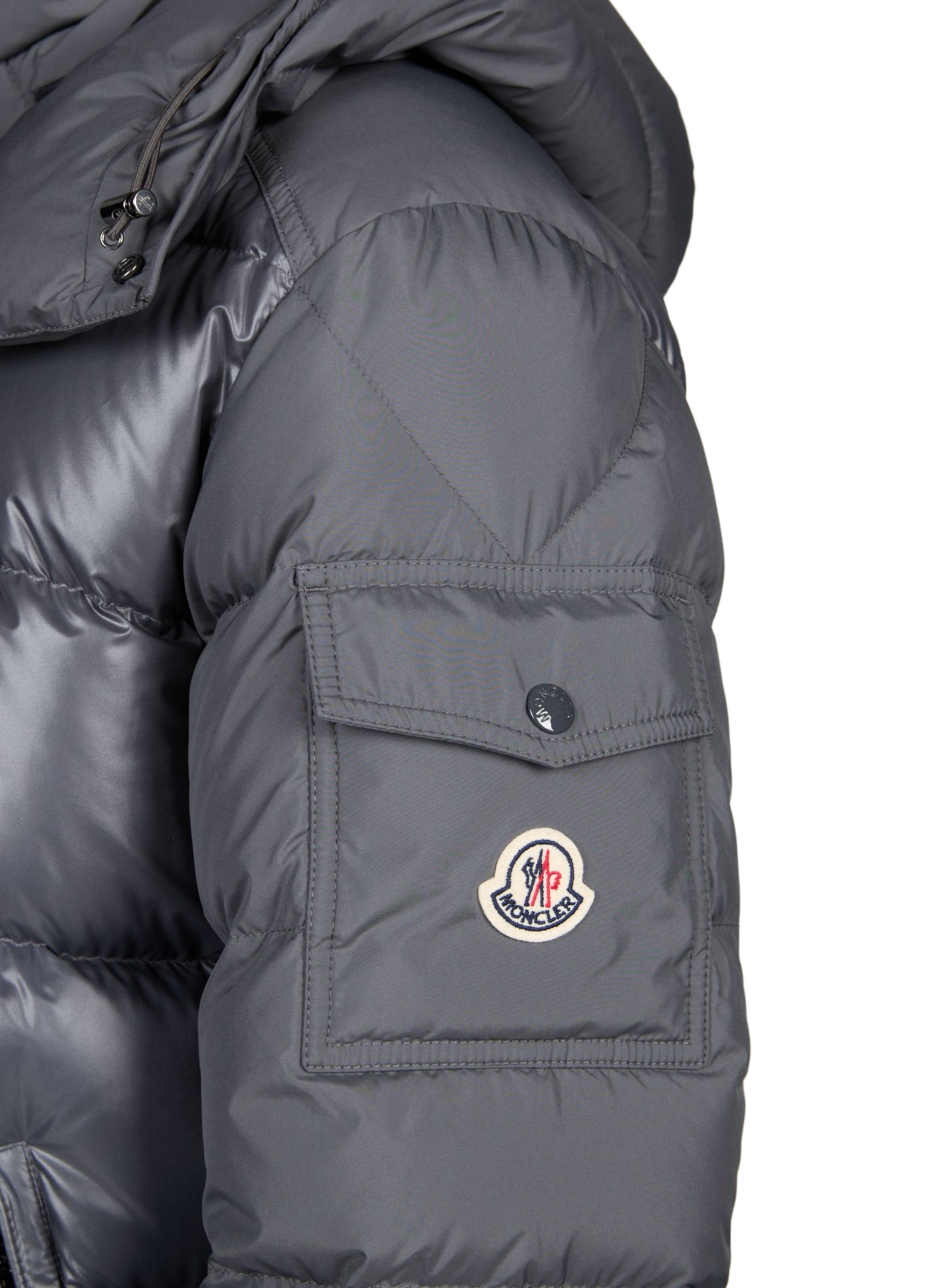 Daunenjacke mit abnehmbarer Kapuze Maya MONCLER Schwarz