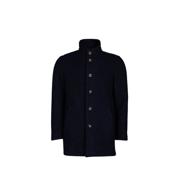 Manteau Umberto Karalis droit col montant Manteau Umberto Karalis droit col montant
