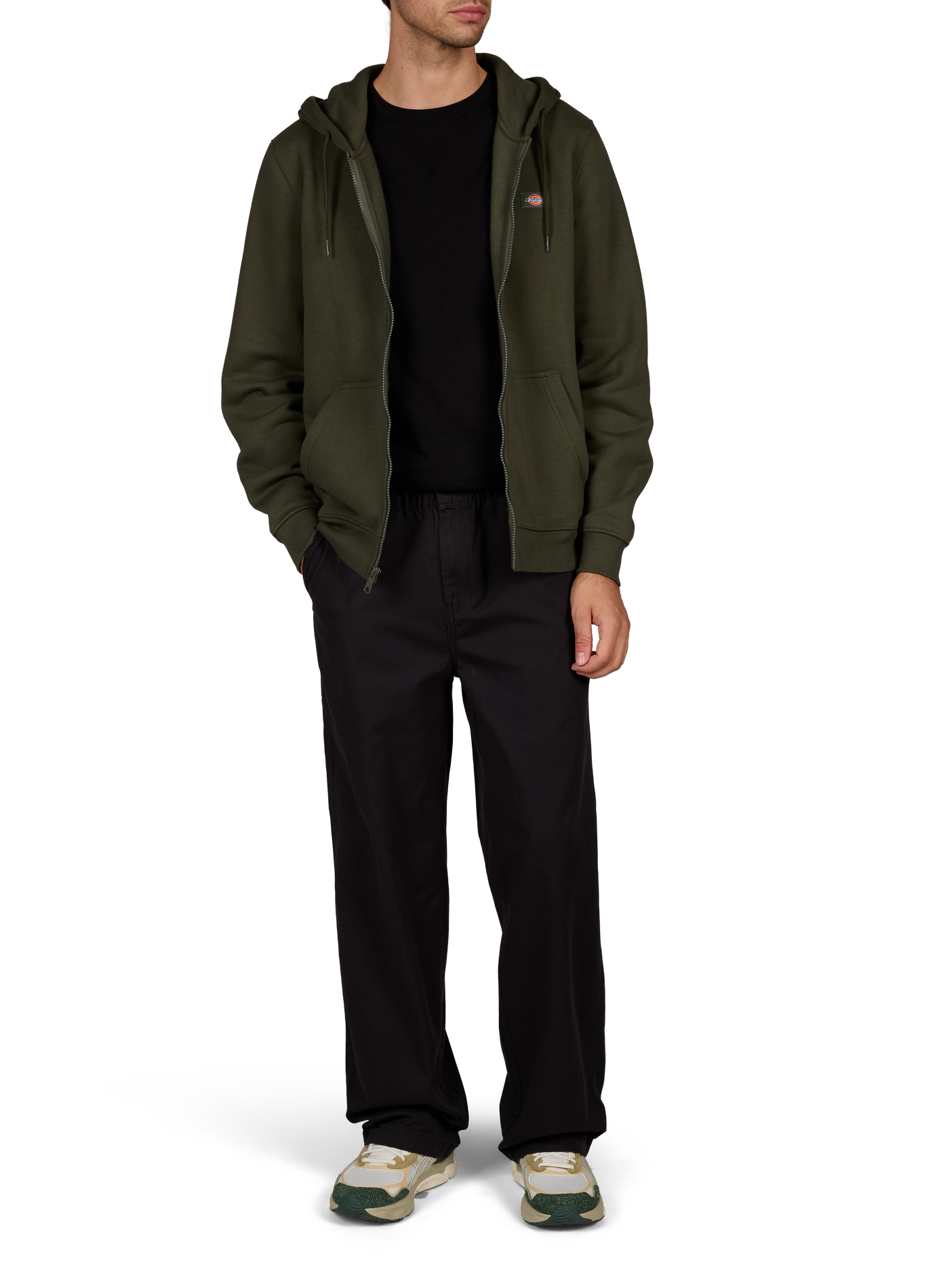 Kapuzenpullover aus Baumwollmischgewebe DICKIES Grun