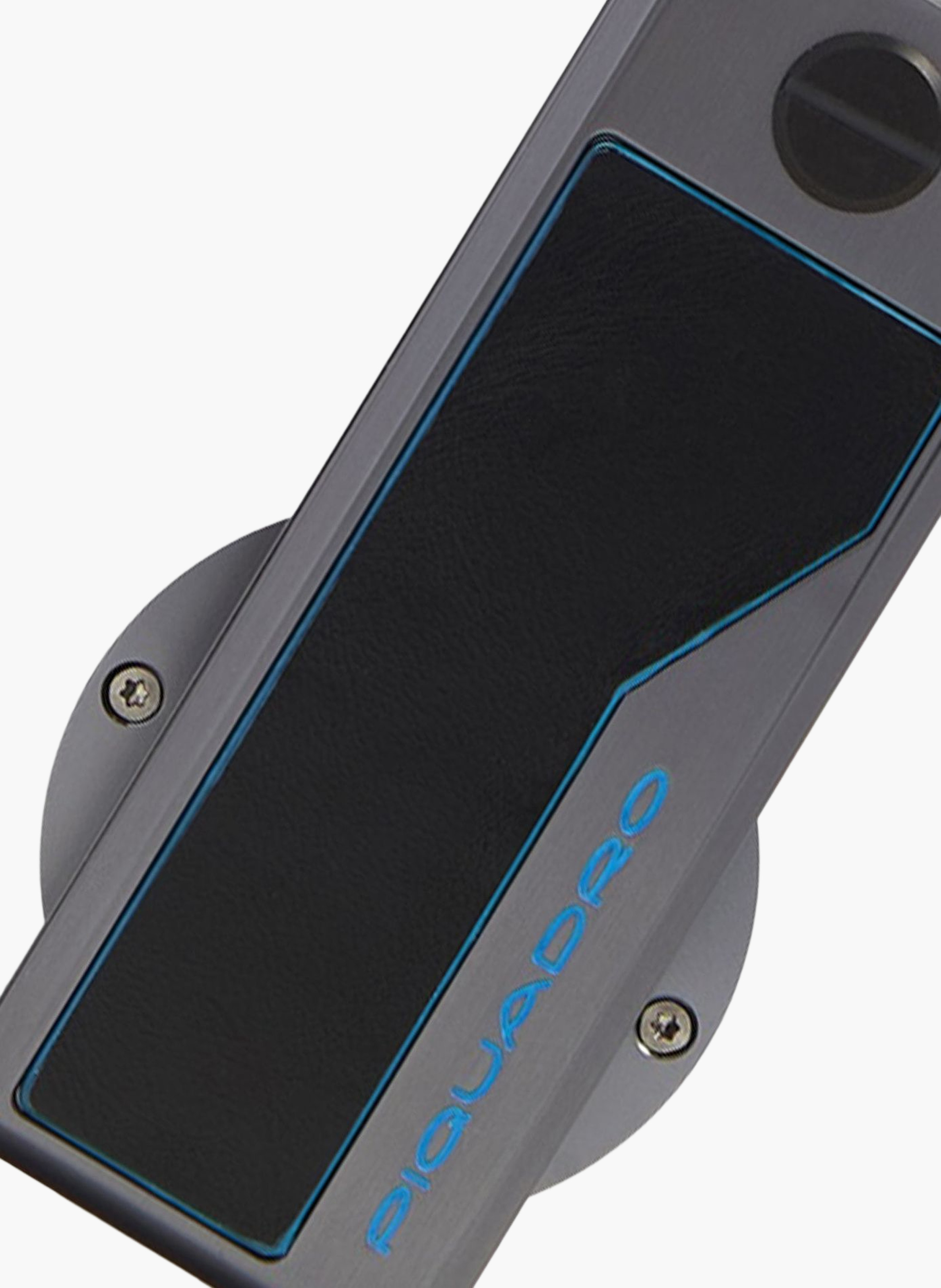Porte-clés personnalisable avec support airtag® PIQUADRO Noir