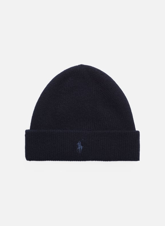 Bonnet en coton Bleu by POLO RALPH LAUREN POLO RALPH LAUREN Bonnet en coton Bleu